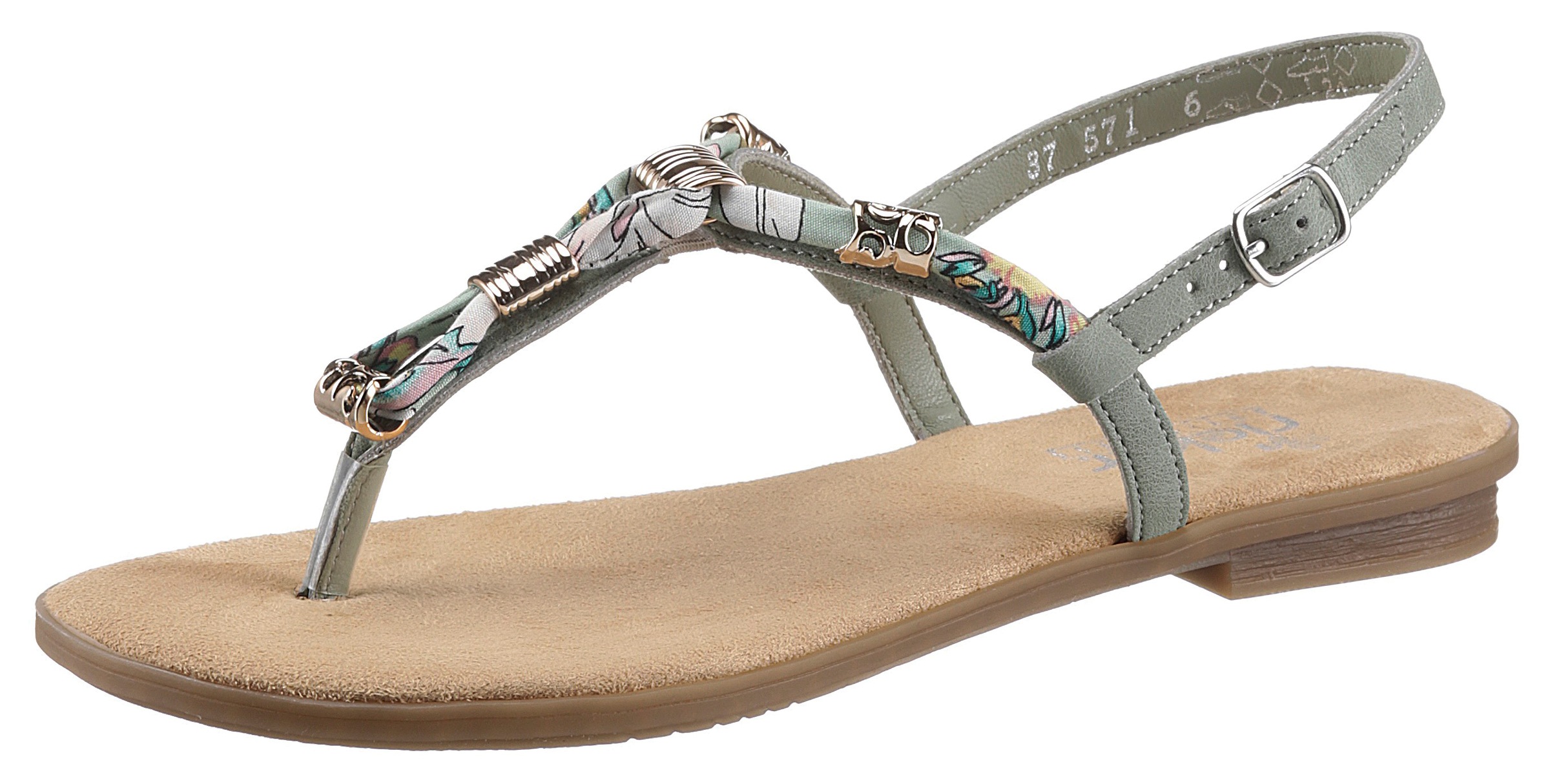 Image of Rieker Riemchensandale, mit hübschen Schmuckelementen bei Ackermann Versand Schweiz