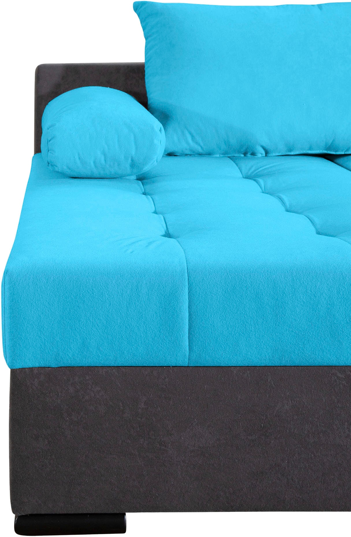 COLLECTION AB Wohnlandschaft »Josy U-Form, B: 269 cm«, (Cord-/Mix), mit Bettfunktion & Bettkasten, Federkern