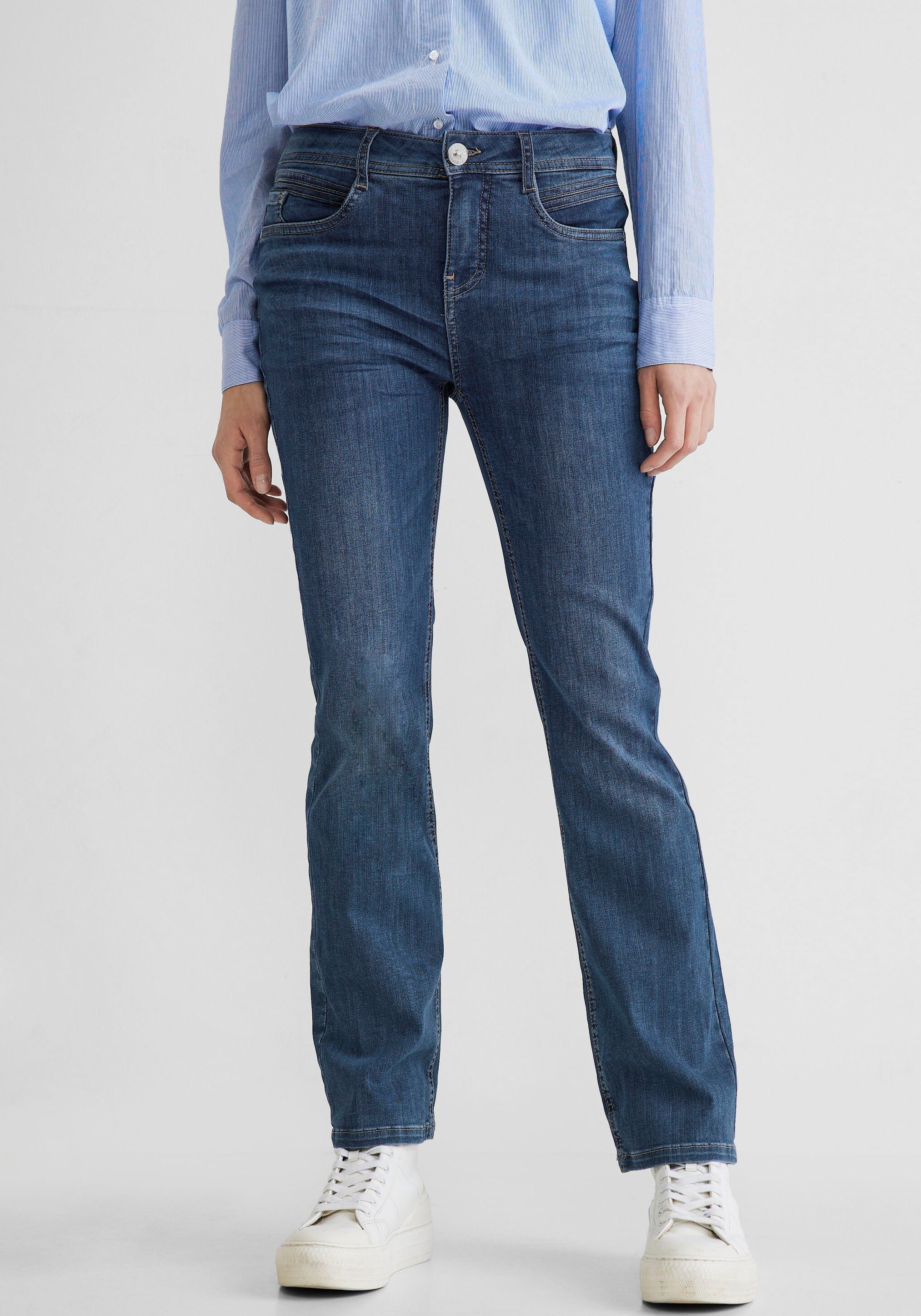 STREET ONE Schlagjeans »STYLE BOOTCUT«, in modischem Design kaufen