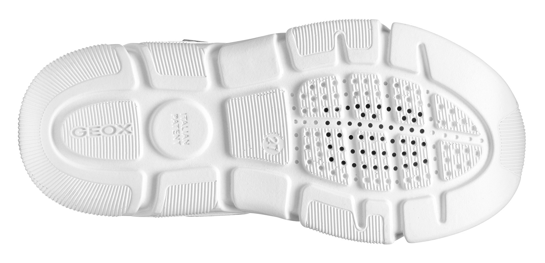 Geox Sneaker »J ARIL GIRL«  , Knitwear Sneaker, Klettschuh mit glitzerndem Klettriegel