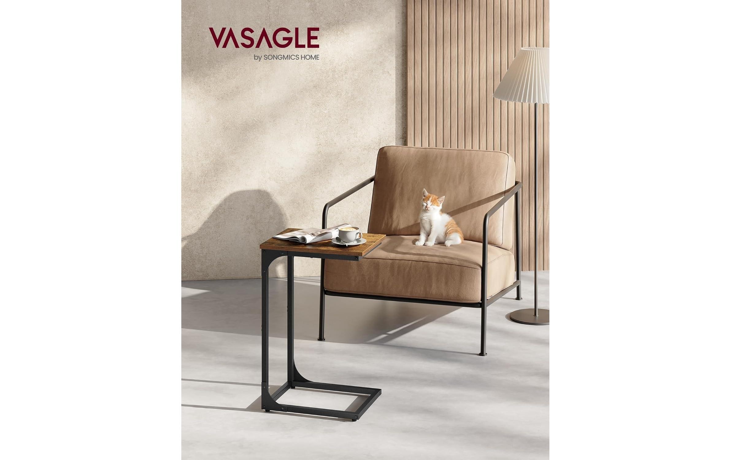 VASAGLE Table d'appoint »C-förmig 30 x 62 cm«