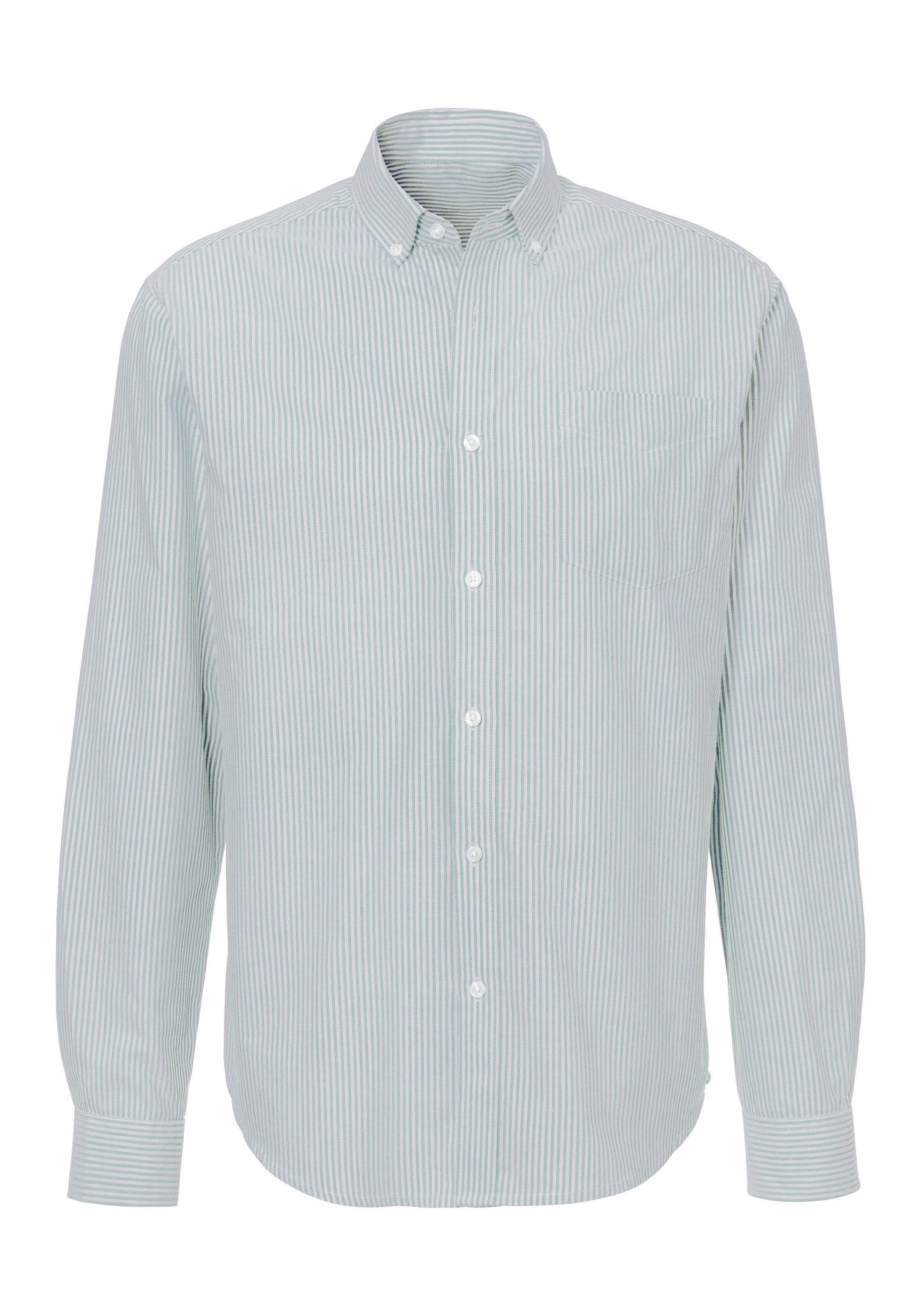 H.I.S Langarmhemd »Regular-fit« Oxfordhemd langarm mit Button-down-Kragen aus reiner Baumwolle