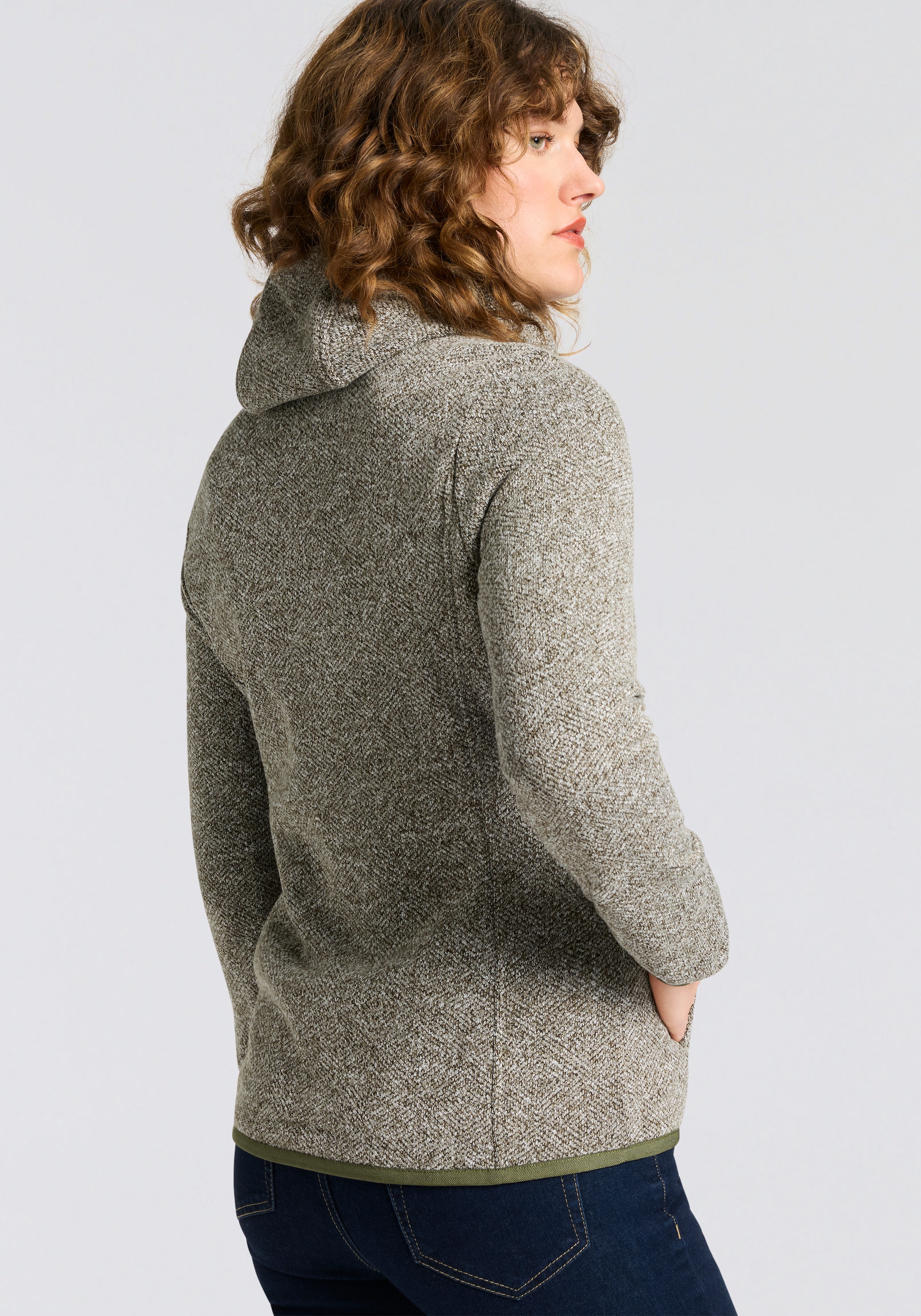 G.I.G.A. DX by killtec Veste en laine polaire »GW 52 WMN KNTFLC JCKT« 1 cuis tlg. mit Kapuze