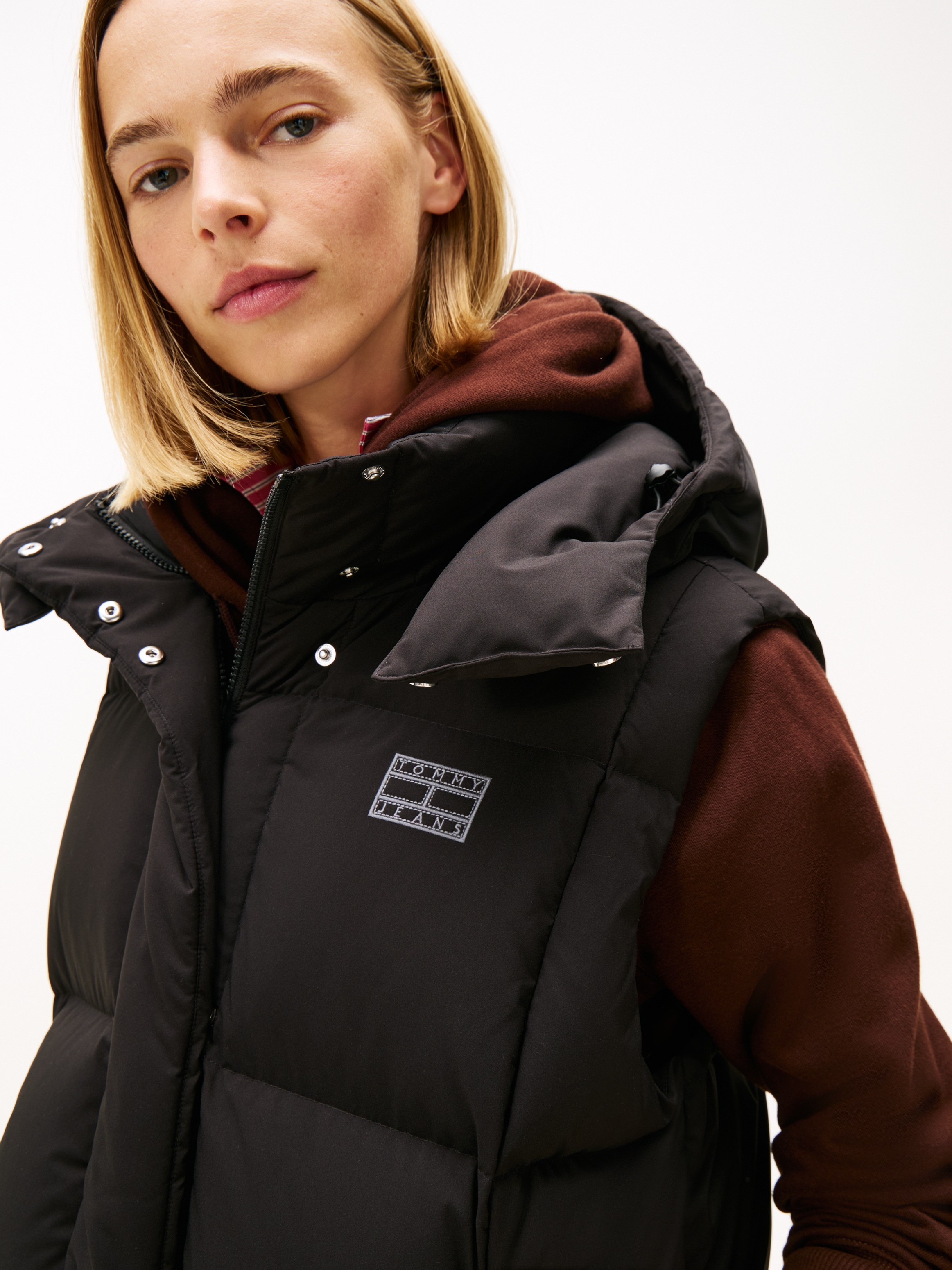 Tommy Jeans Steppweste »TJW ALASKA GRID DOWN VEST«
