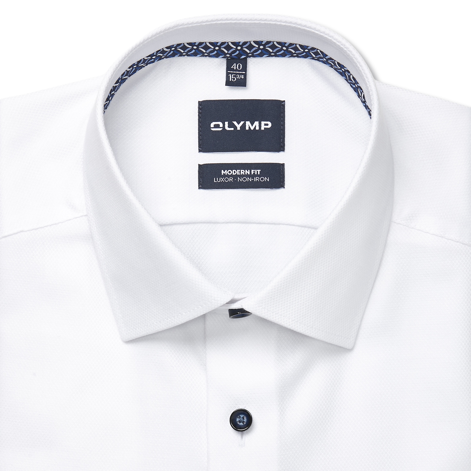 OLYMP Chemise d'affaires »Luxor Modern Fit New-Kentkragen« détails contrastés à l'intérieur du col, coupe moderne