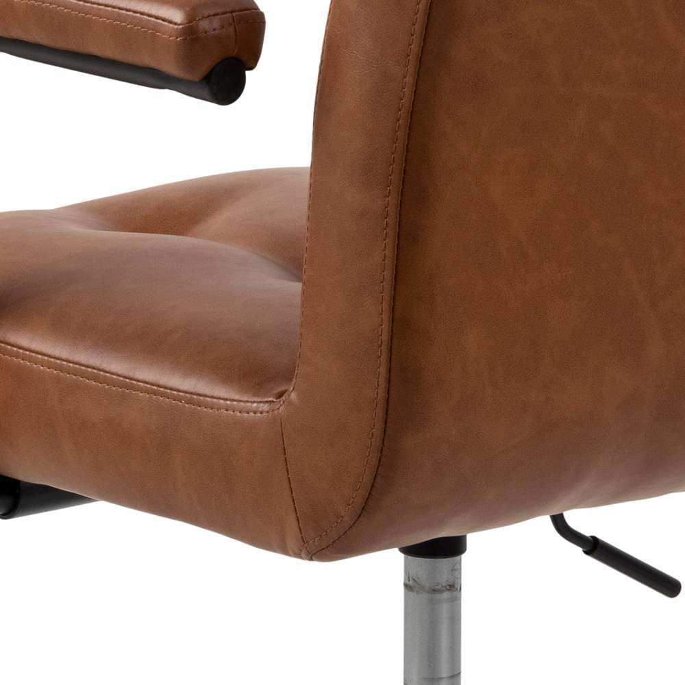 ACTONA GROUP Schreibtischstuhl »Cosmo Drehstuhl« () Kunstleder, 5-Sterne-Fusskreuz, Drehfunkt., Sitzhöhe: 47-57cm