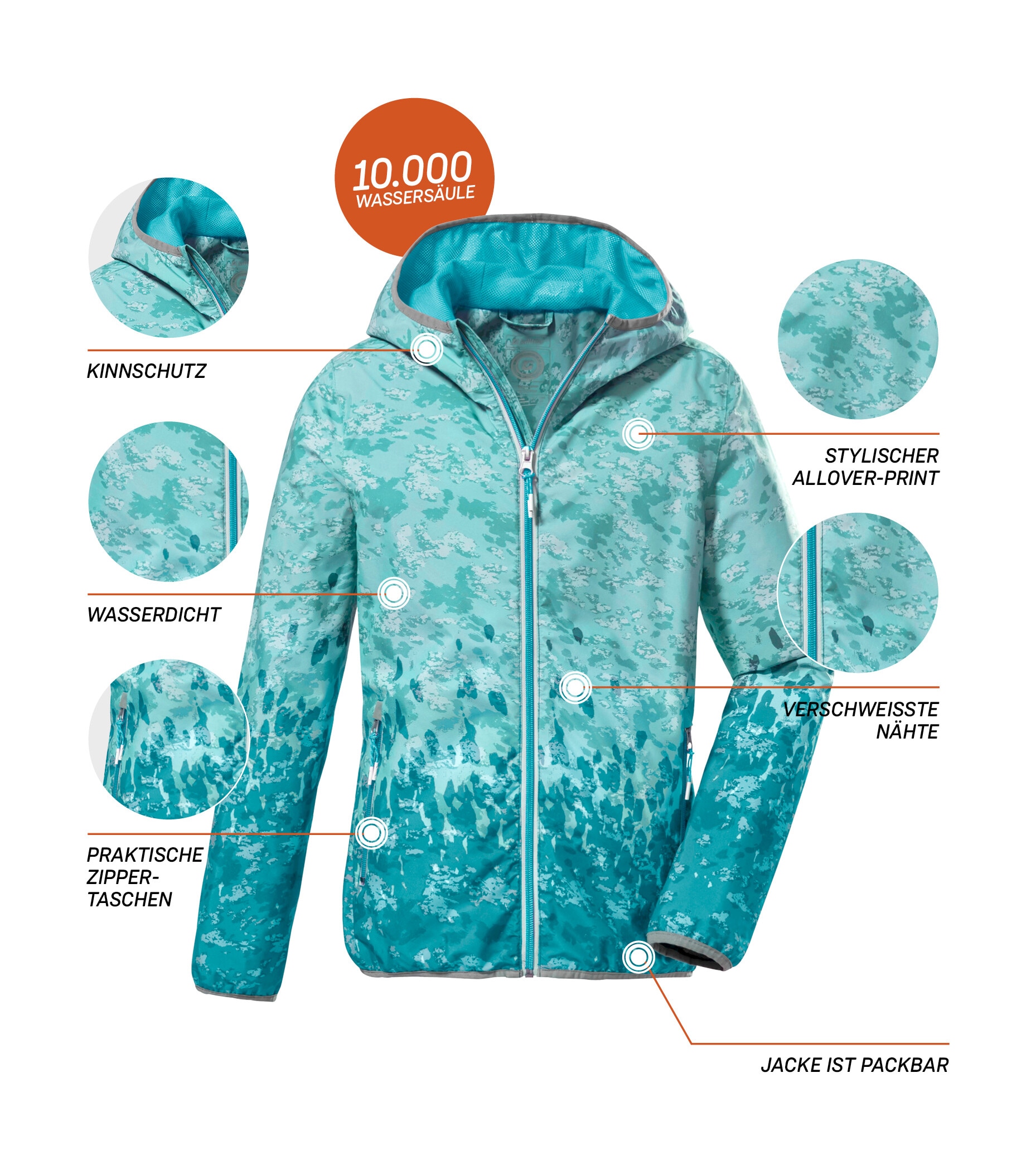 Killtec Outdoorjacke »KOS 165 GRLS JCKT«