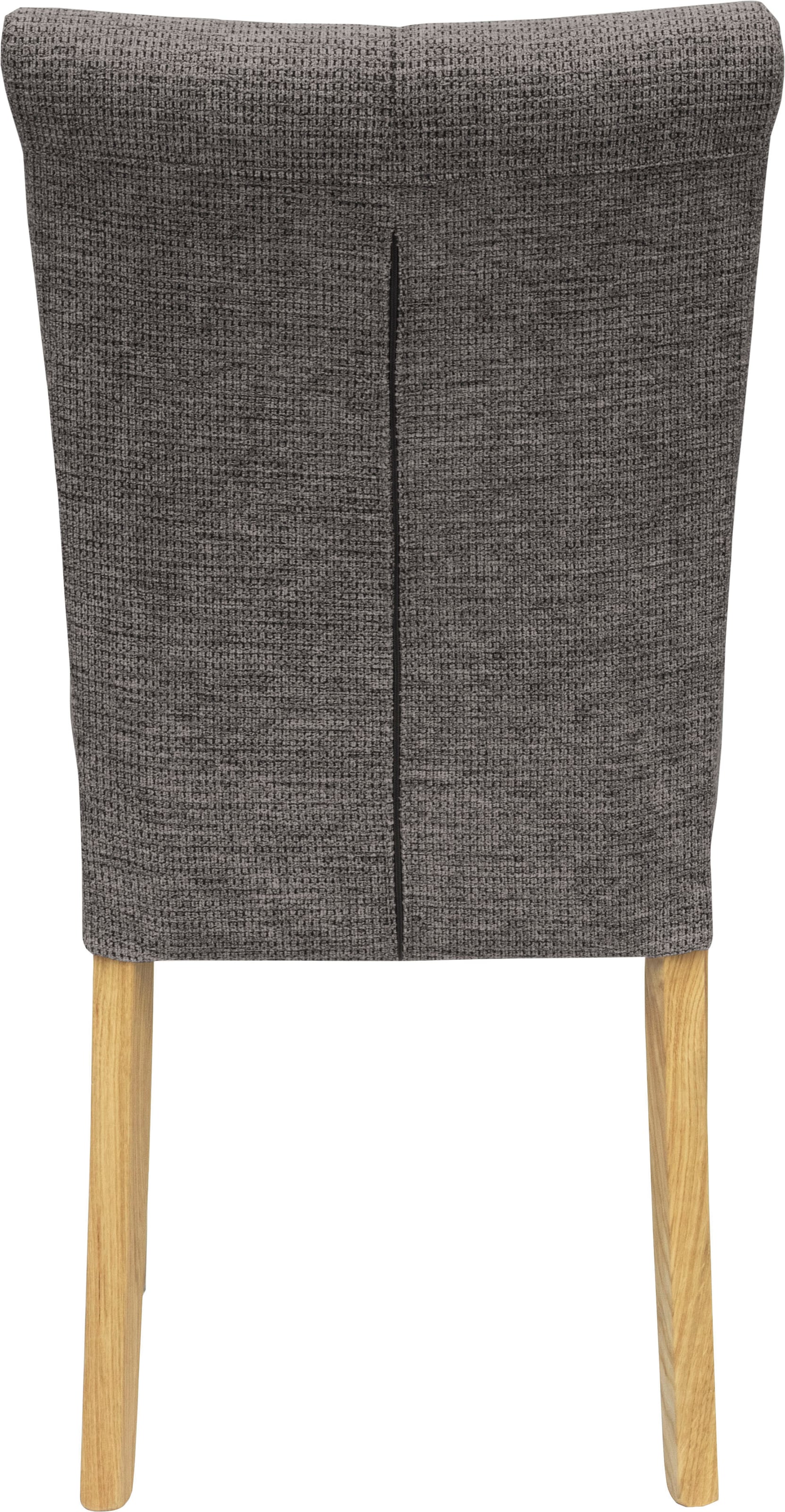 Home affaire Chaise de salle à manger »Queen Polsterstuhl BESTSELLER« (Set) 2 cuisverschiedene Bezüge, Gestell Massivholz