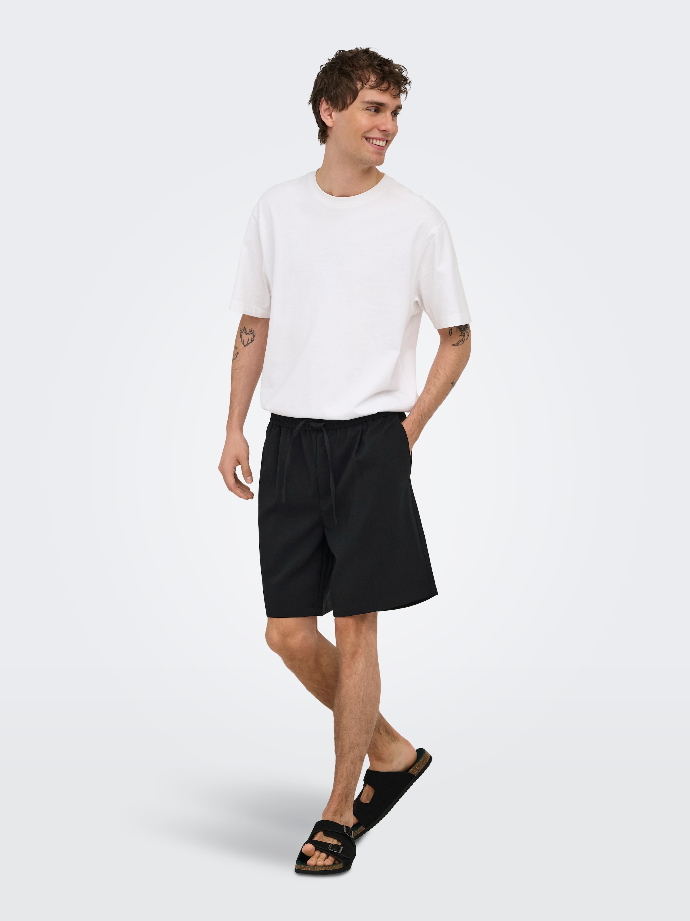 ONLY & SONS Shorts »ONSWILL 0292 LOOSE STRING SHORTS NOOS«