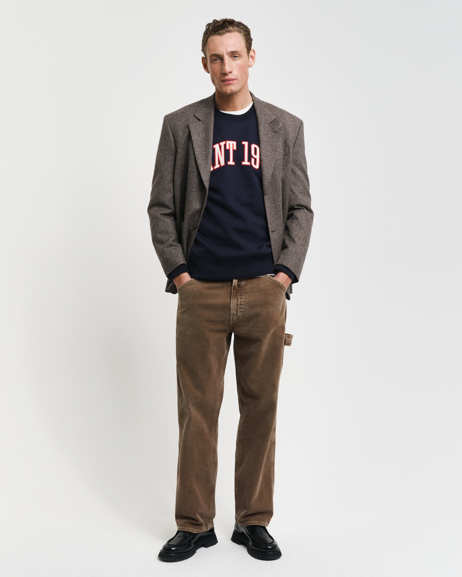 Gant Sweatshirt »COLORBLOCK SLEEVE CNECK«, Color Blocked Details, unisex