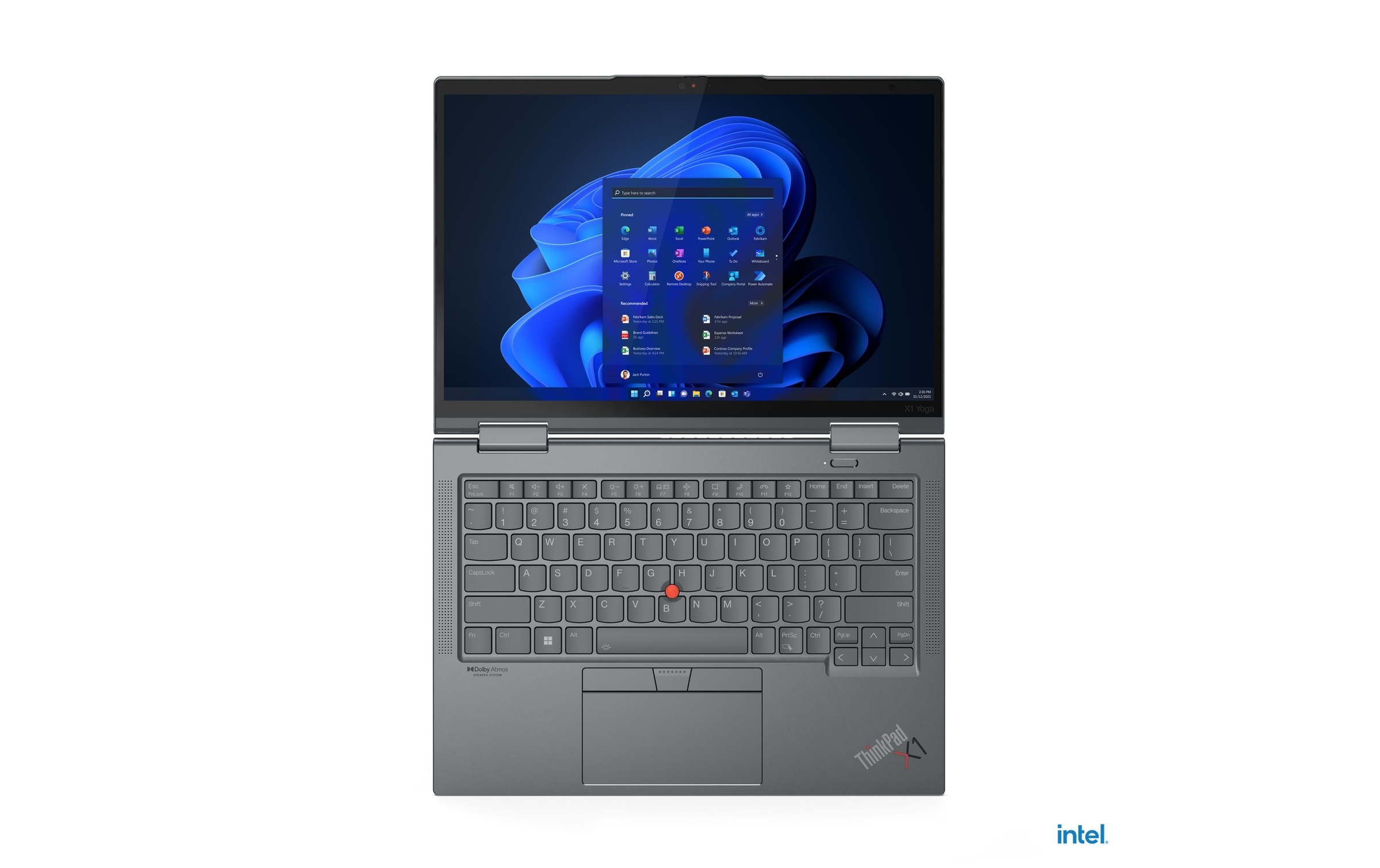 Lenovo Convertible Notebook »X1Y G7, i7-1255U, W11-P DG«, 35,42 cm, / 14 Zoll, Intel, Core i7, Iris Xe Graphics, 512 GB SSD