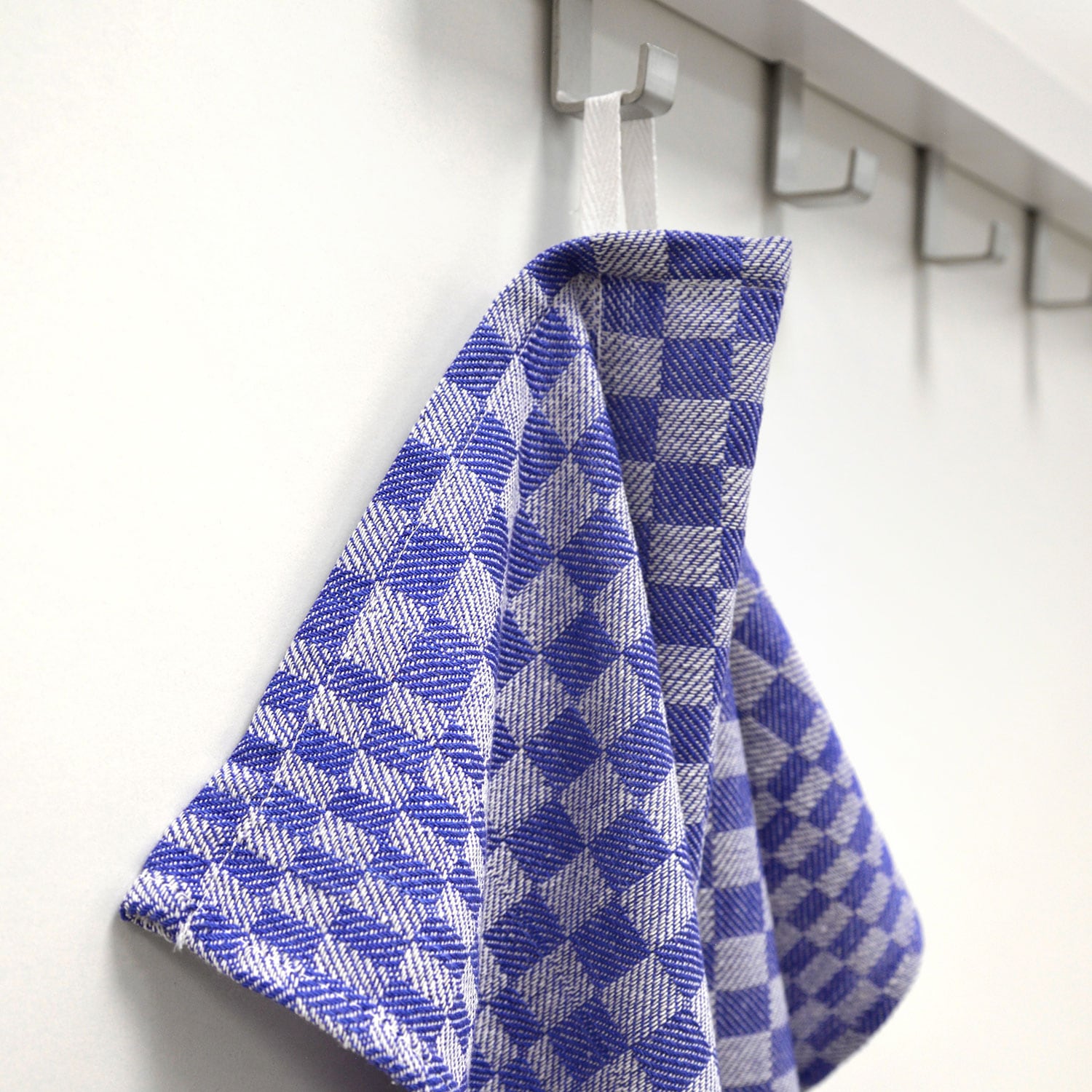 Dyckhoff Chiffon à vaisselle »Halbleinen Grubentuch, kariert, 55% Baumwolle, 45% Leinen, 10 Stück« Geschirrtücher, extra gross, je 50 x 100 cm