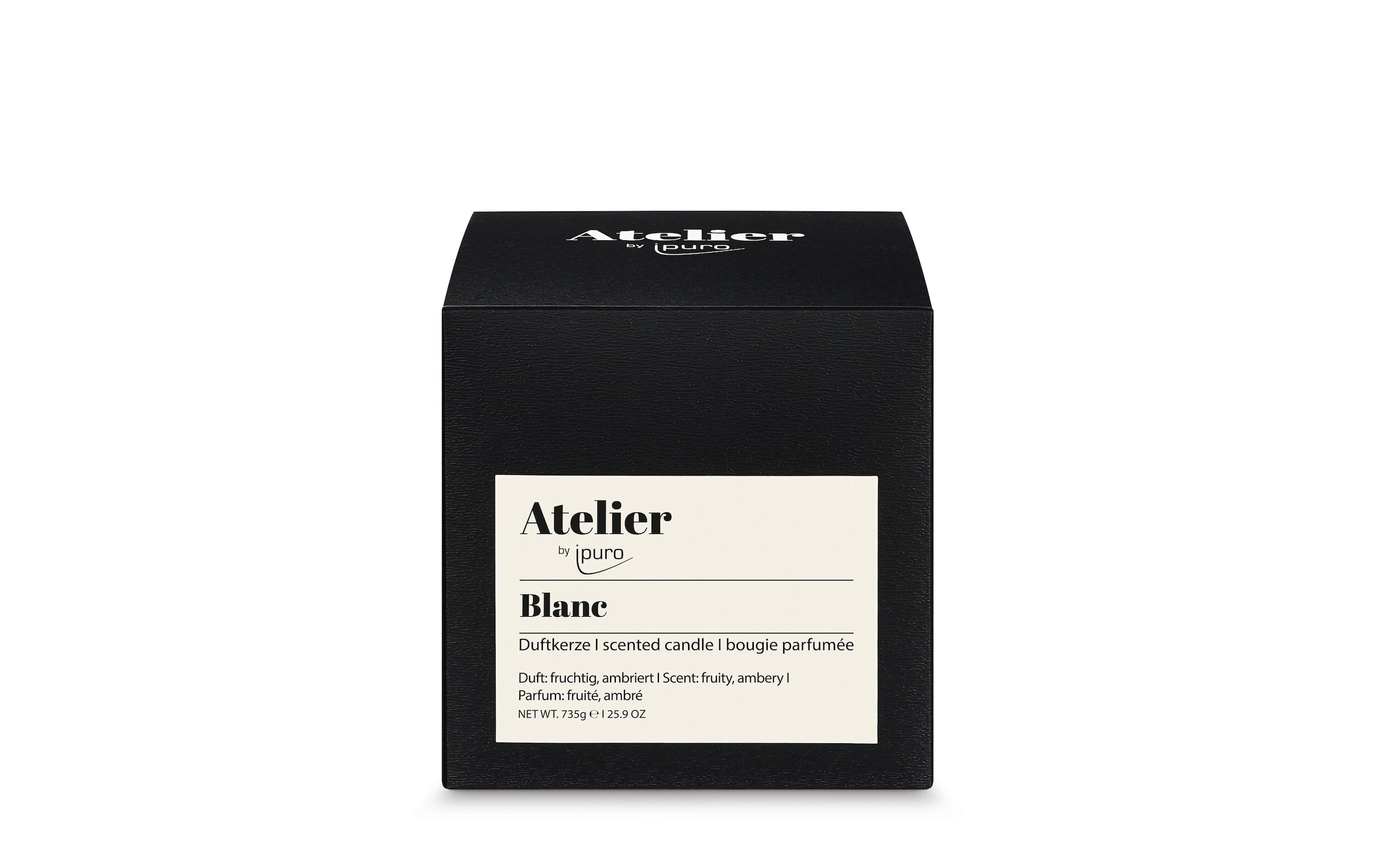 IPURO Bougie parfumée »Blanc 735 g«