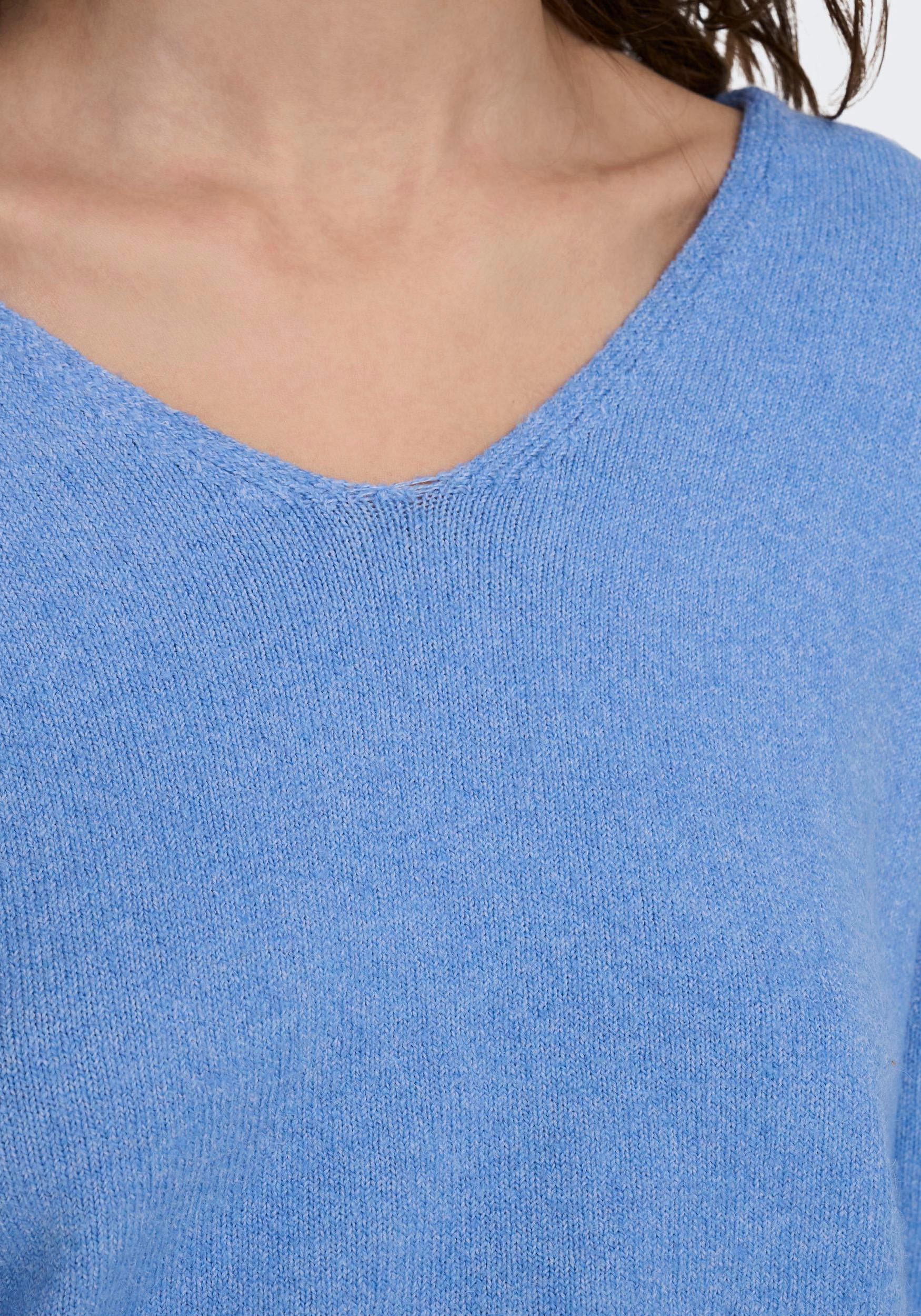 ONLY V-Ausschnitt-Pullover »ONLRICA LIFE L/S V-NECK PULLO KNT NOOS«