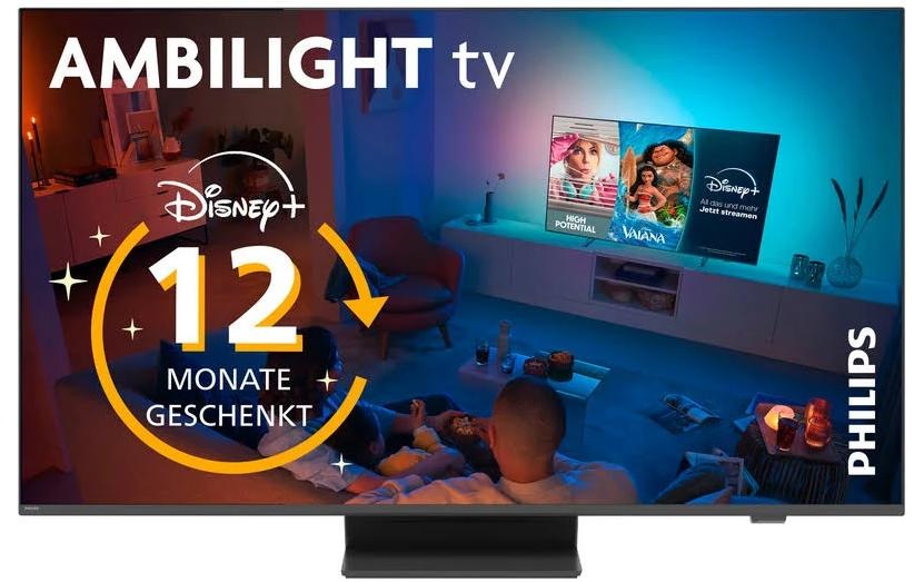 Philips QLED-Fernseher »55PUS8600/12 55«, 4K Ultra HD