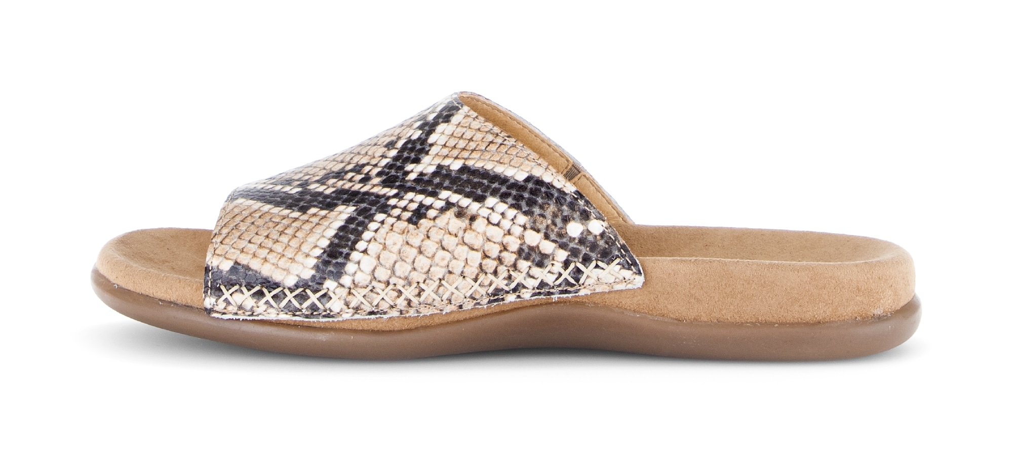 Gabor Pantolette  Sommerschuh, Schlupfschuh, Bequemschuh in Schlangenoptik