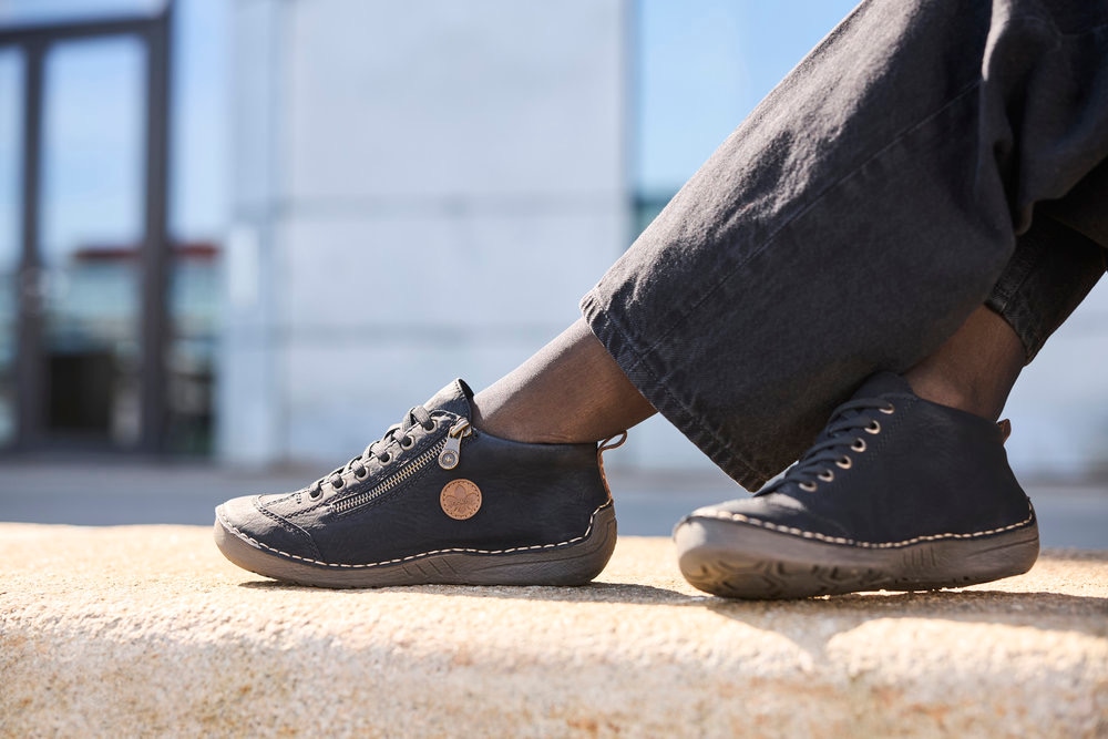 Rieker Bottines à lacets  Sneaker, chaussure à lacets, chaussure outdoor avec fermeture éclair