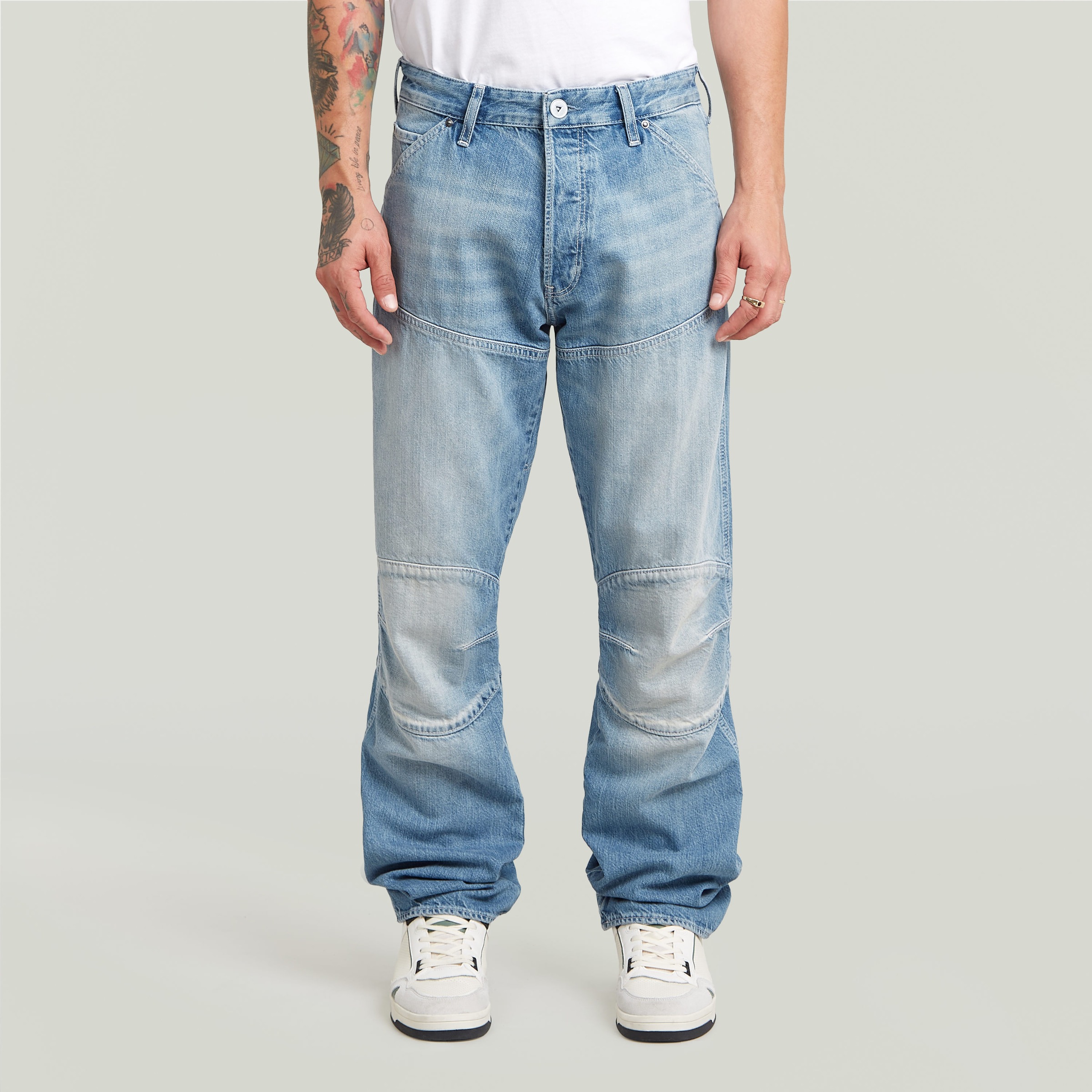Image of G-STAR Regular-fit-Jeans "5620 3D Regular" mit Knie-Patches