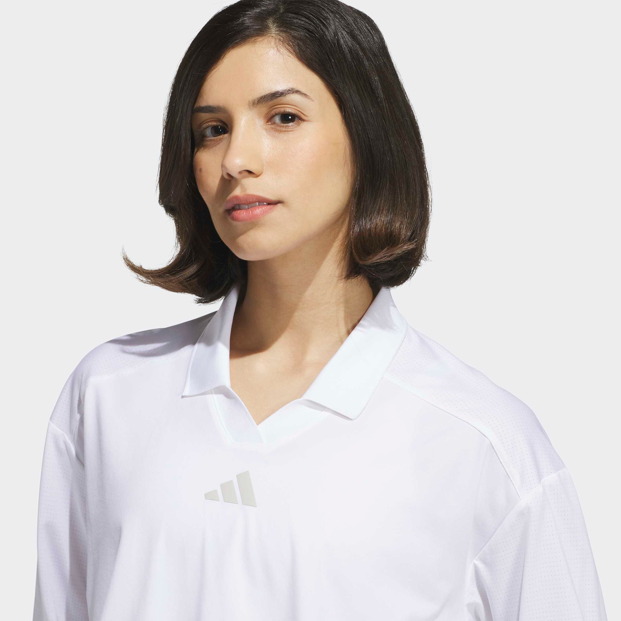 adidas Performance Poloshirt für Golf, sportlicher Schnitt, aus Polyester