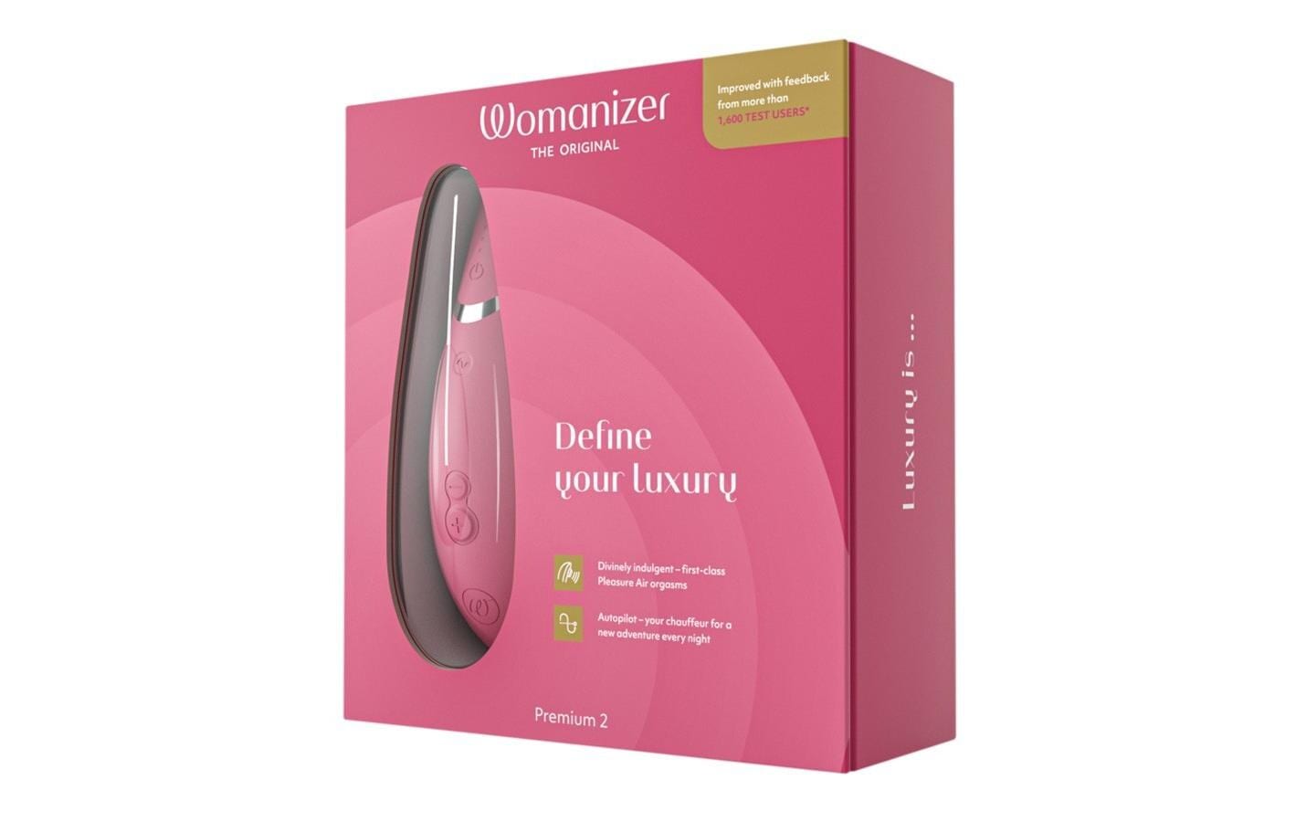 Womanizer Vibrator »Premium 2 raspbe«, (1 tlg.)