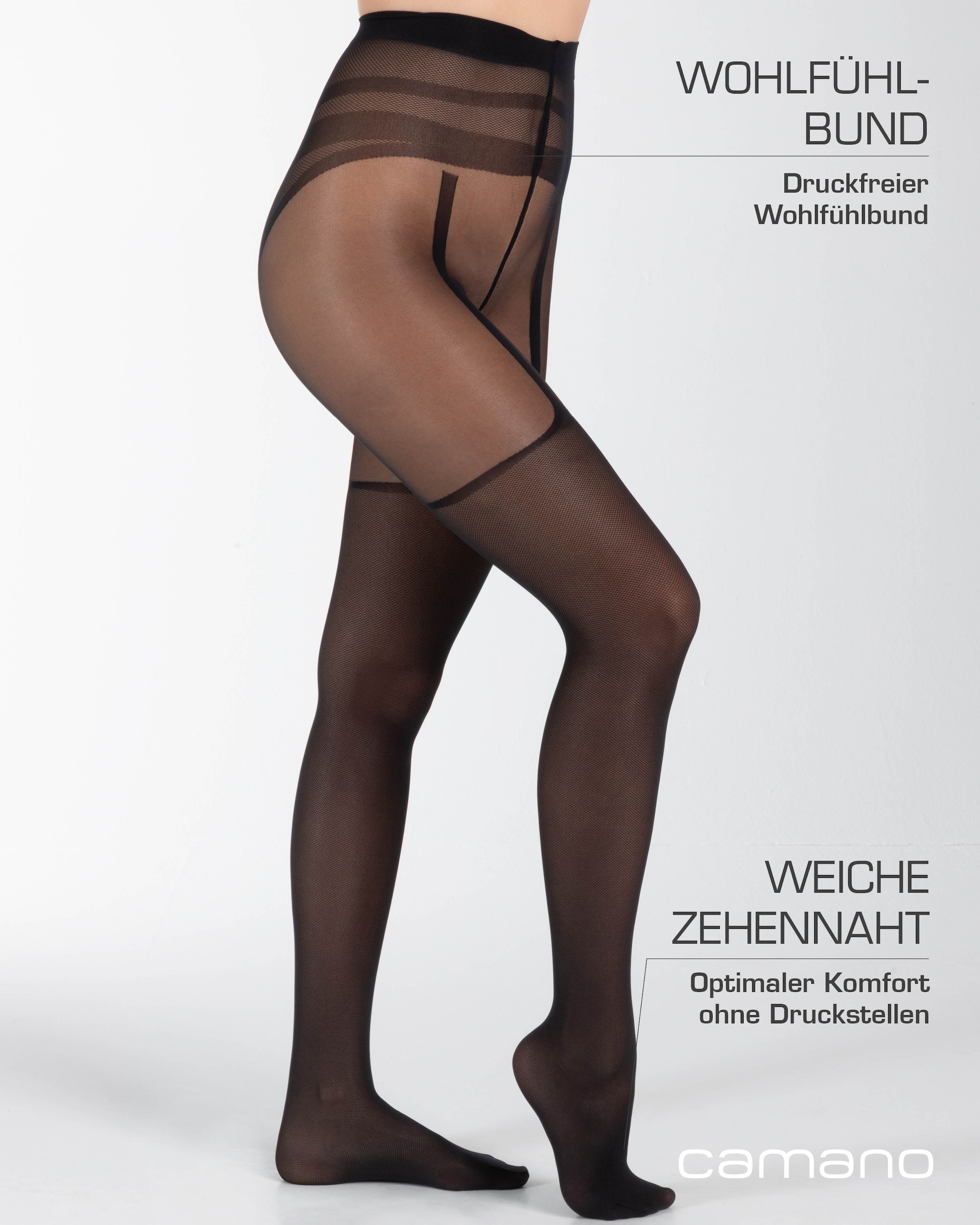 Camano Collants taille-basse »fine seductive« 30 matter Effekt, elegant