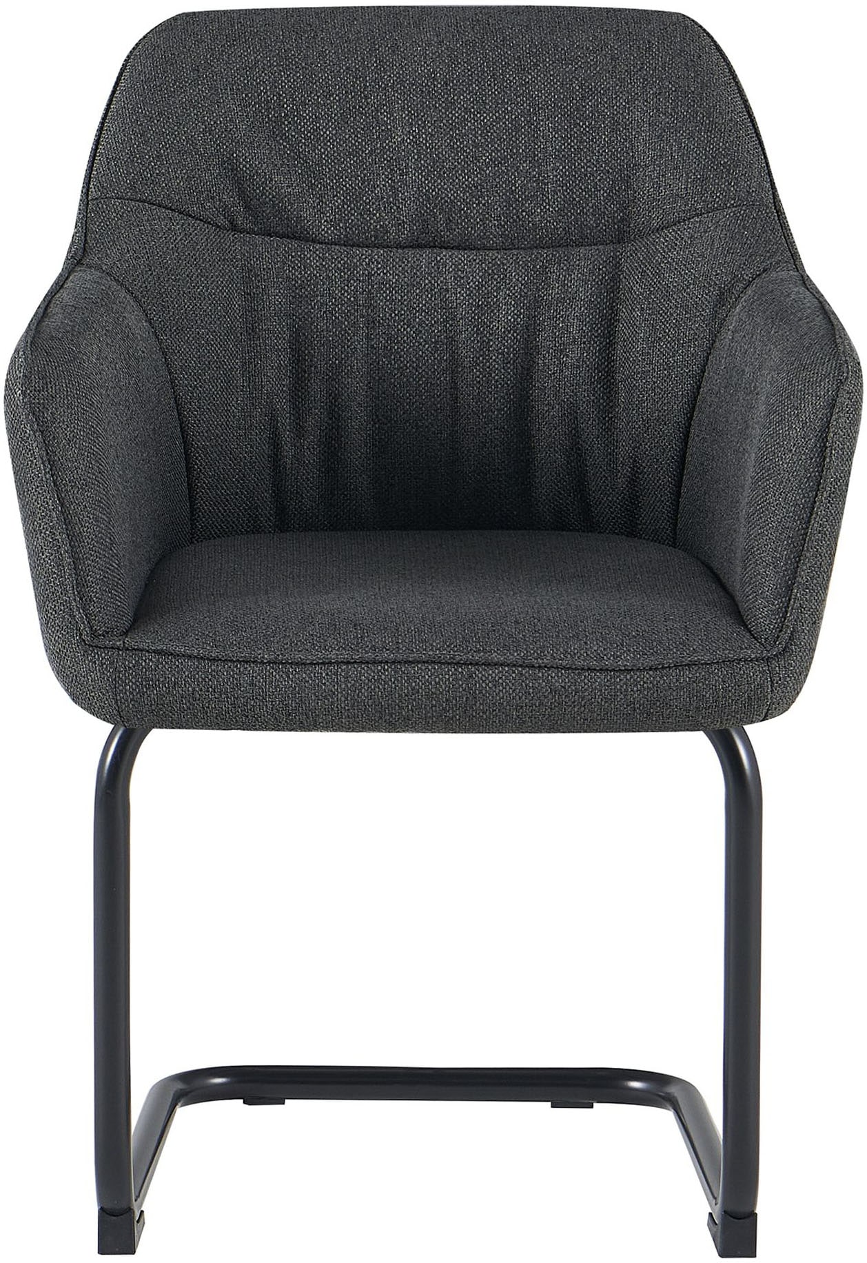 GOODproduct Chaise cantilever »Elba« (Set) 2 cuisgemütlicher Stuhl / Sessel, 180 Grad drehbar, Auto Return, Webstoff