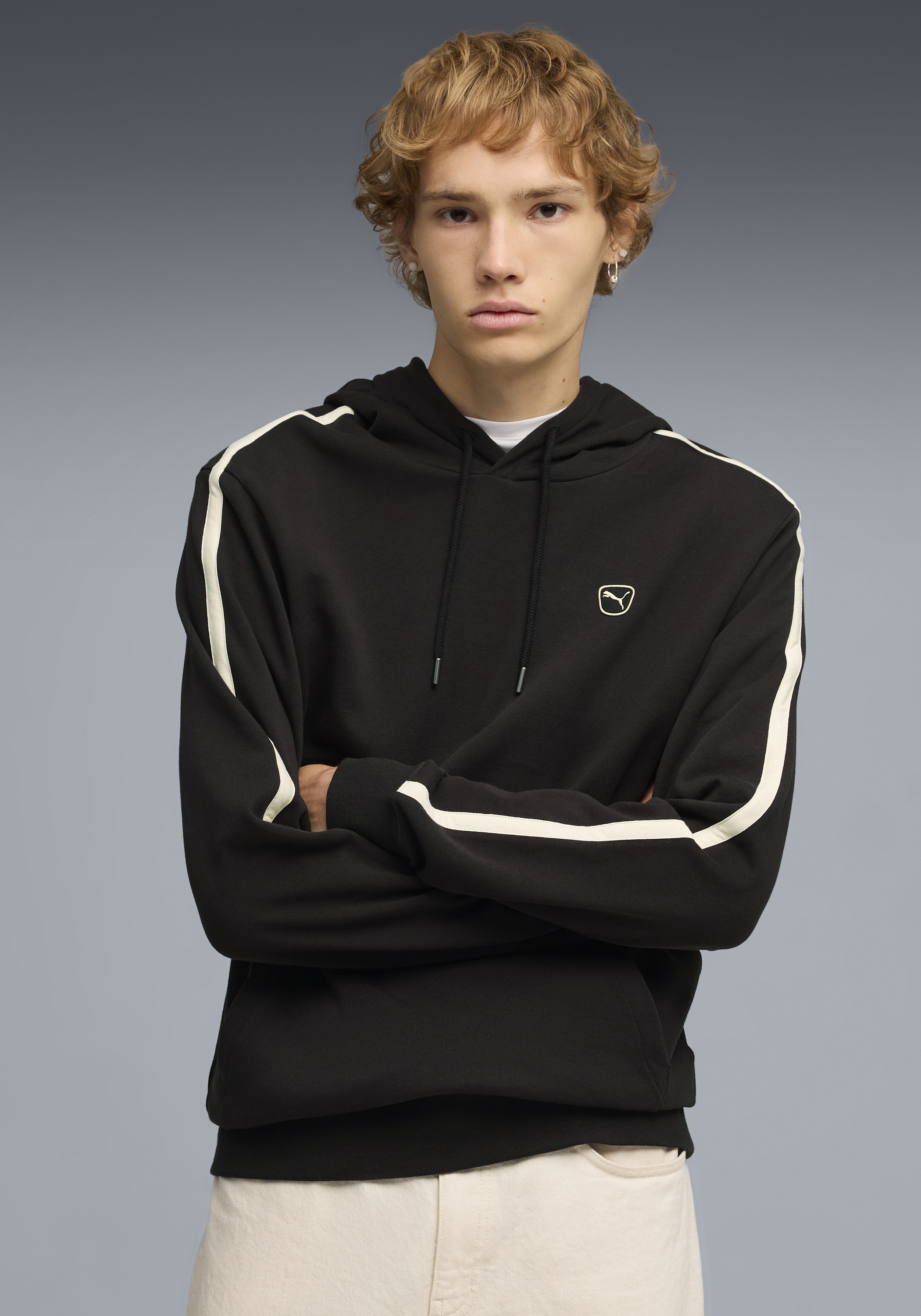 Image of PUMA Kapuzensweatshirt "ESS ELEVATED HOODIE TR", mit Kapuze, mit Kängurutasche, Regular Fit
