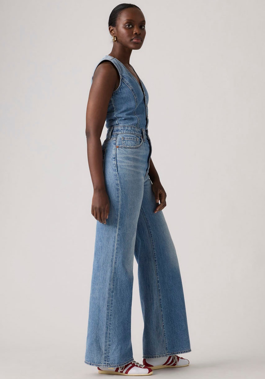 Levi's® Combinaison »DNM VEST WIDELG JUMPSUIT« figurbetonende Passform mit weiter Beinform