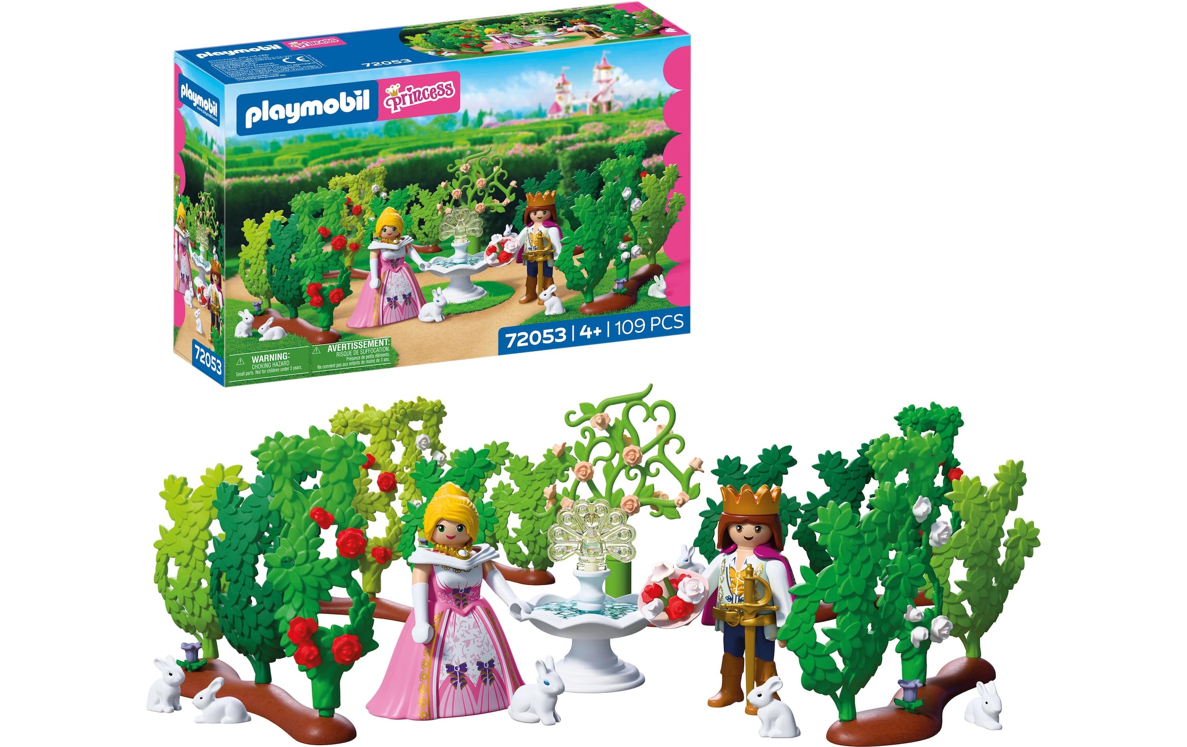 Playmobil® Jeu de construction »Königlicher Irrgarten (72053), Princess« Made in Europe