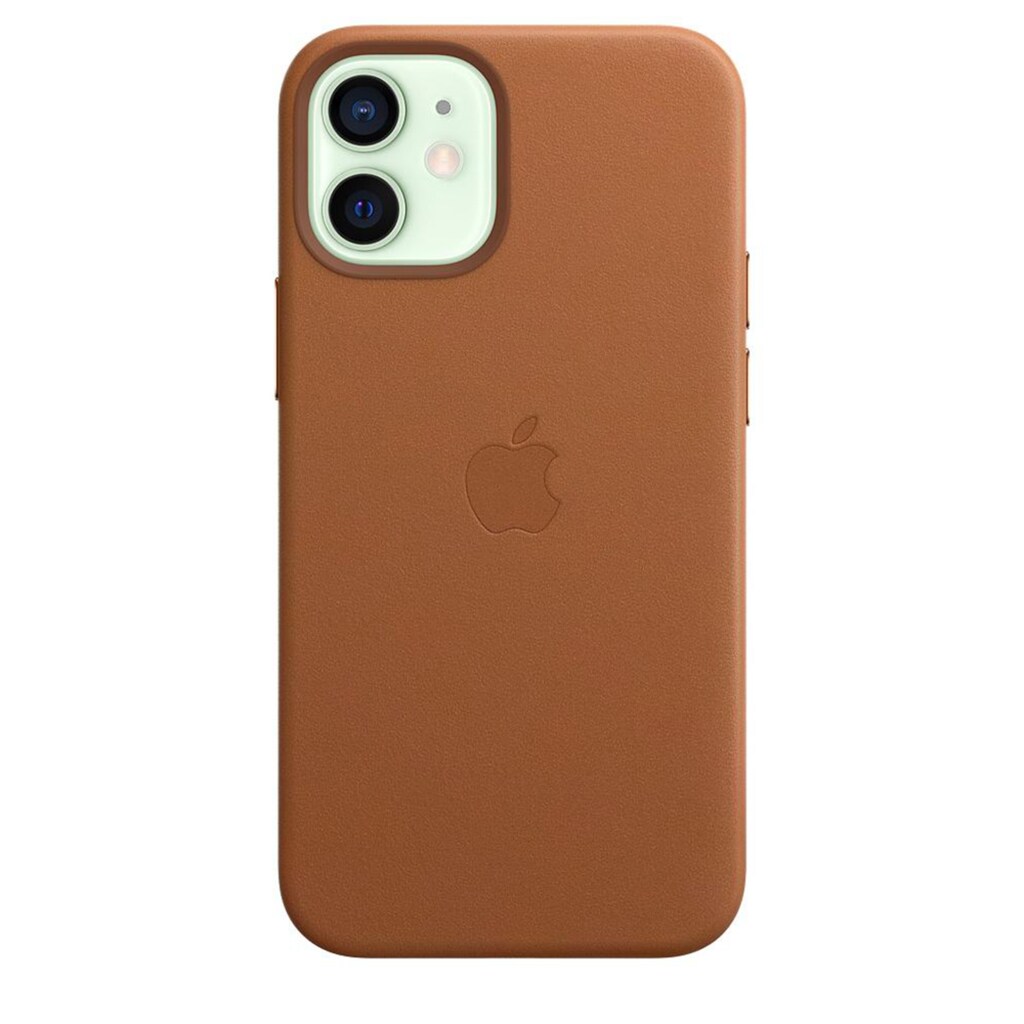 Apple Smartphone-Hülle »Apple iPhone 12 Mini Leder Case Mag Brown«, iPhone 12 Mini, 13,7 cm (5,4 Zoll)
