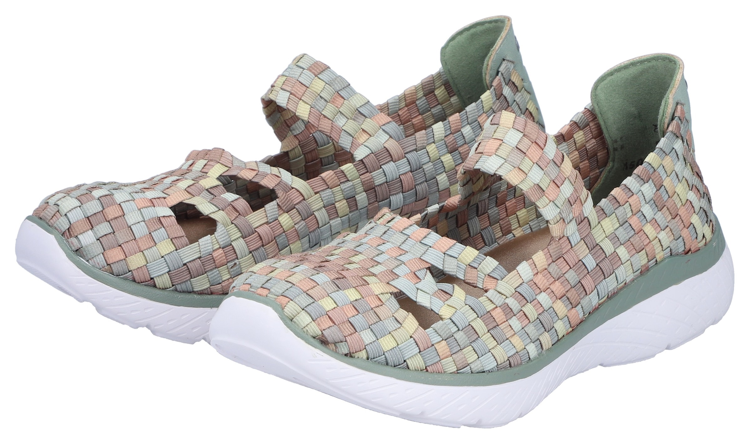 Rieker Ballerines à lanières  Slipper, chaussure à enfiler avec semelle intérieure MemoSoft