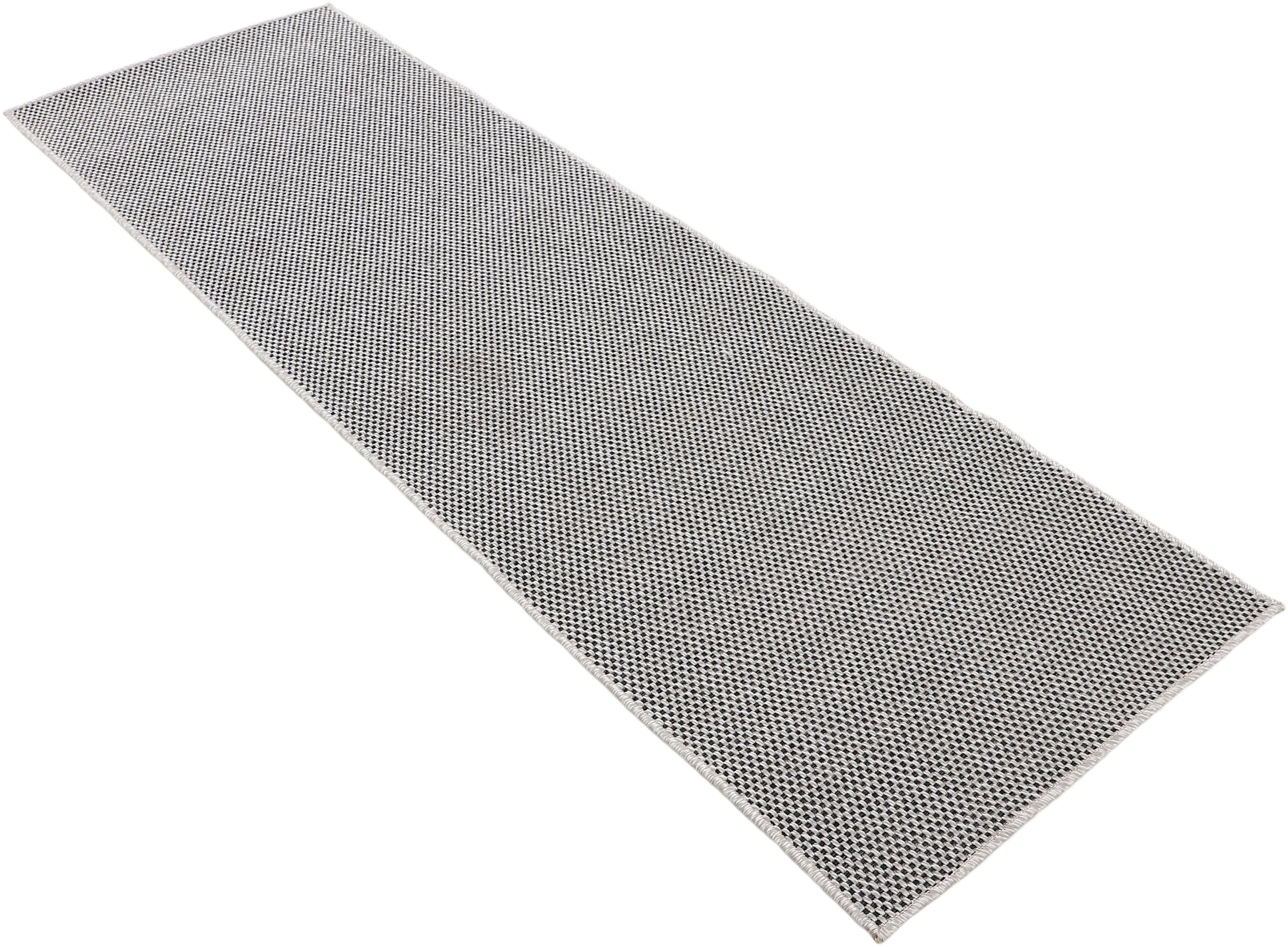 carpetfine Läufer »Boho 105«, rechteckig, 4 mm Höhe, robustes Flachgewebe, Sisal Optik, UV-beständig, Aussenbereich
