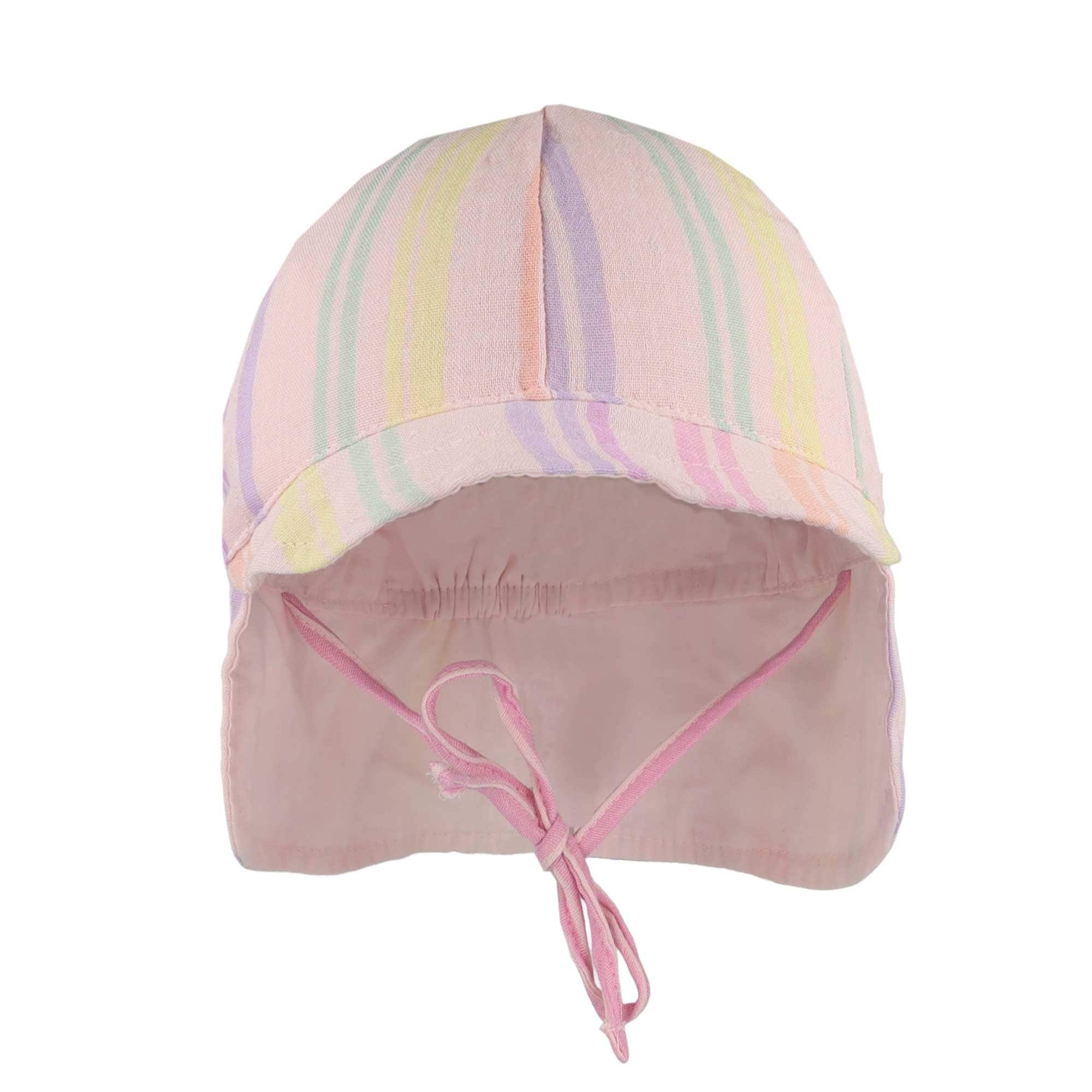 MAXIMO Casquette à visière Musselin, Nackenschutz, Bindeband, Unisex, UV-Schutz