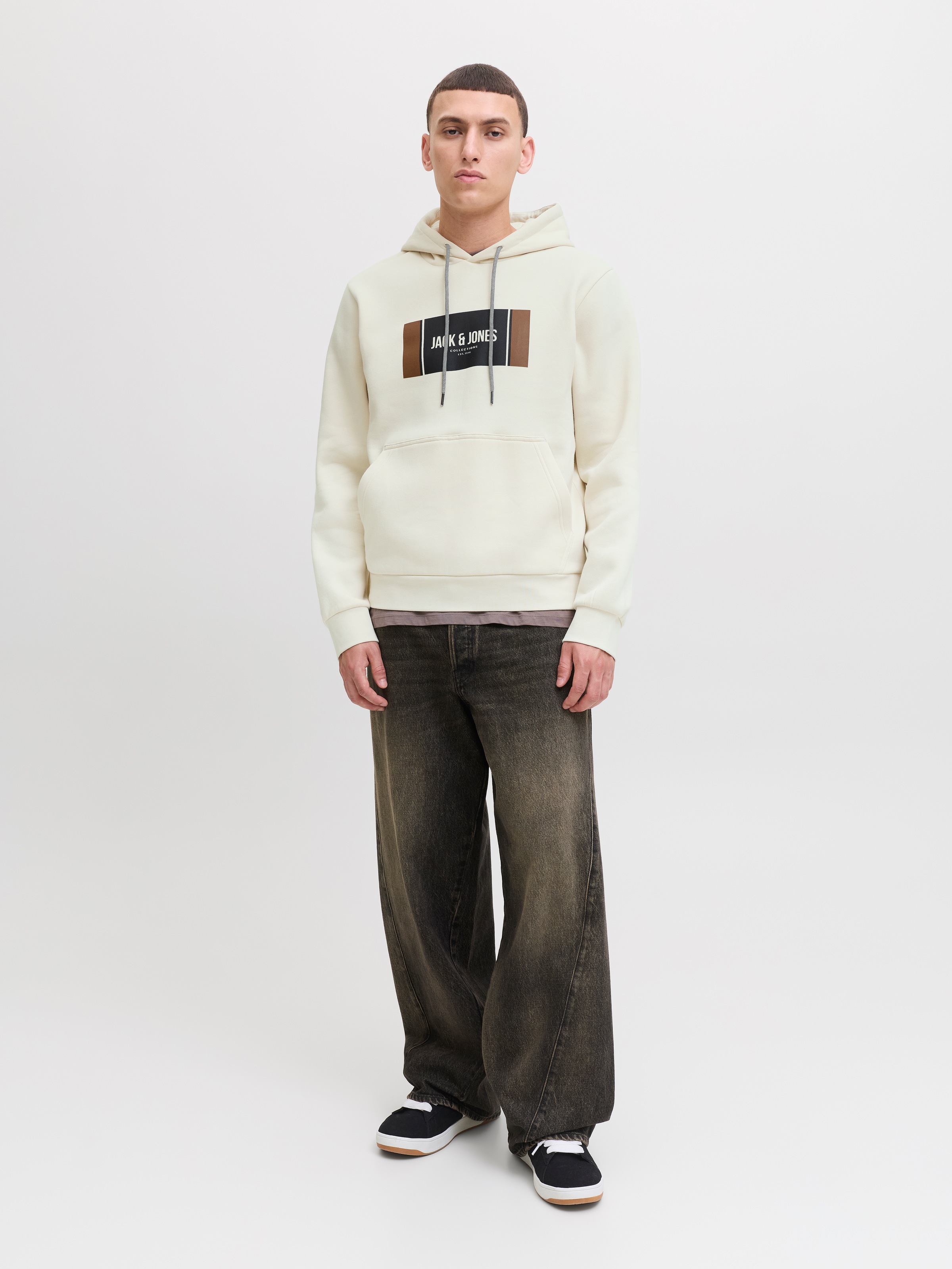 Jack & Jones Kapuzensweatshirt »JJHAYATO SWEAT HOOD BTS«