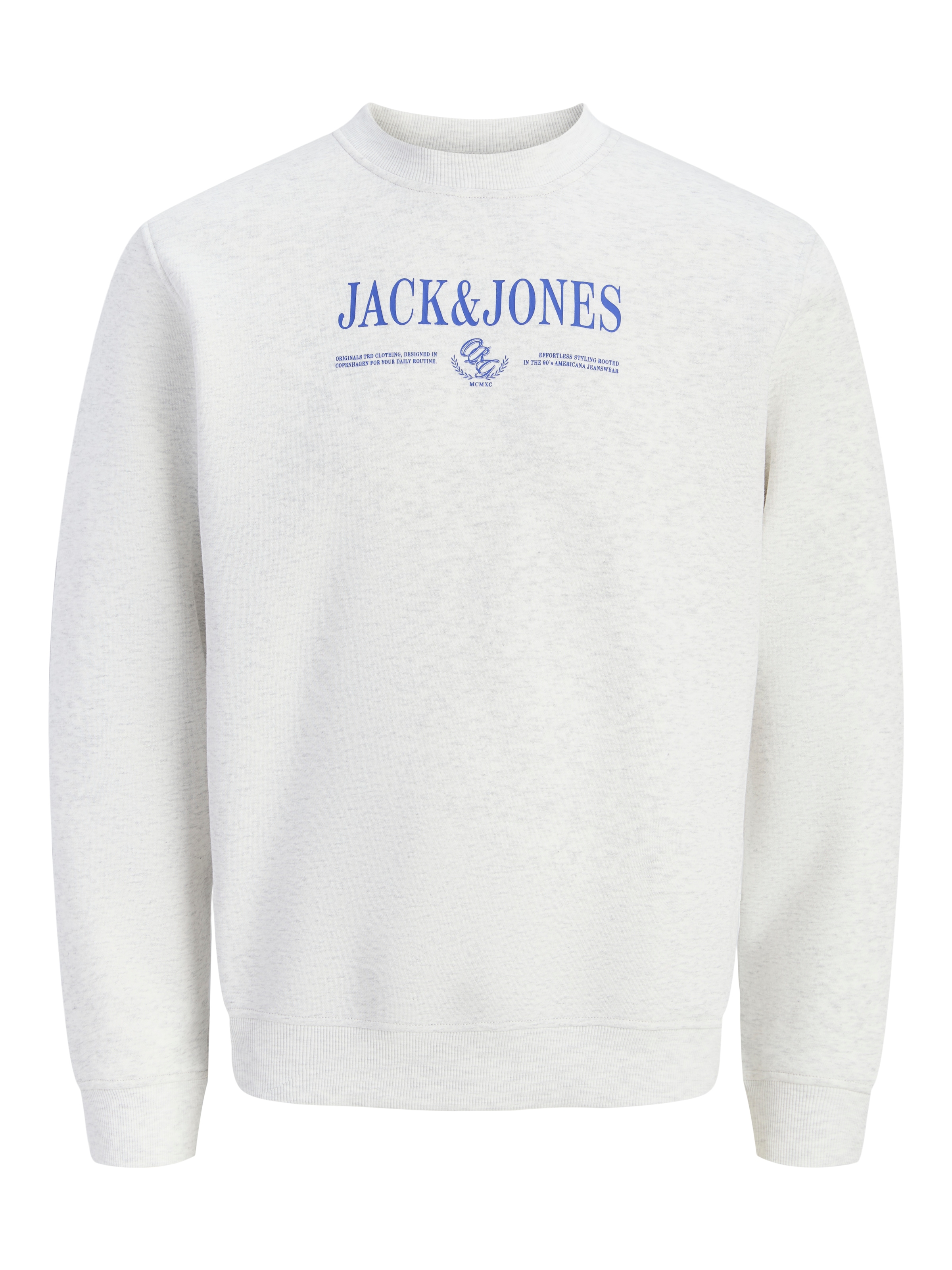 Jack & Jones Sweat-shirt »JORFREDERIKSBERG BRANDING SWEAT CN FST«, mélange coton, coupe régulière
