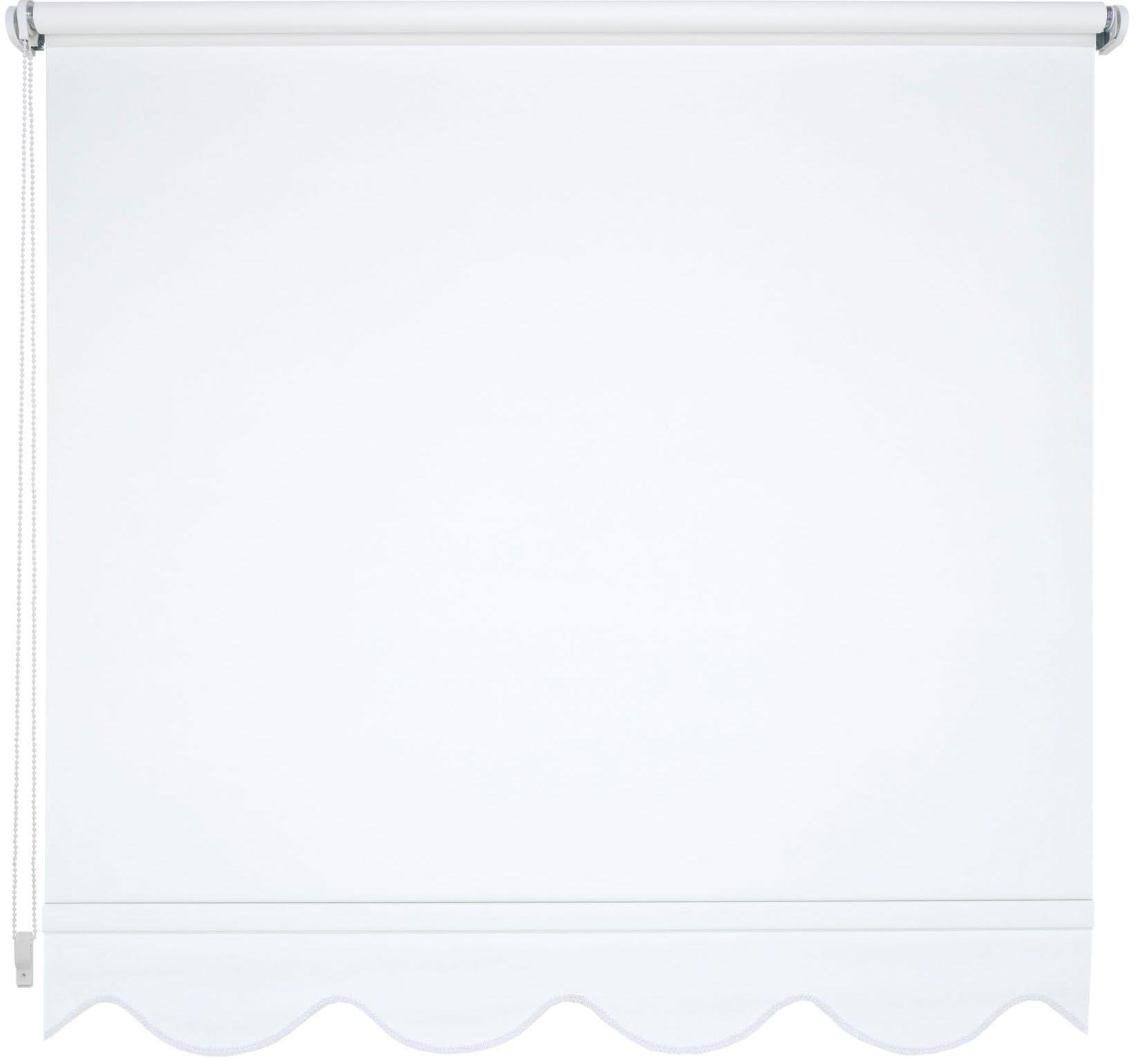 Image of Liedeco Seitenzugrollo, Lichtschutz, mit Bohren, Volantrollo - Volant Klassik, Fixmass bei Ackermann Versand Schweiz