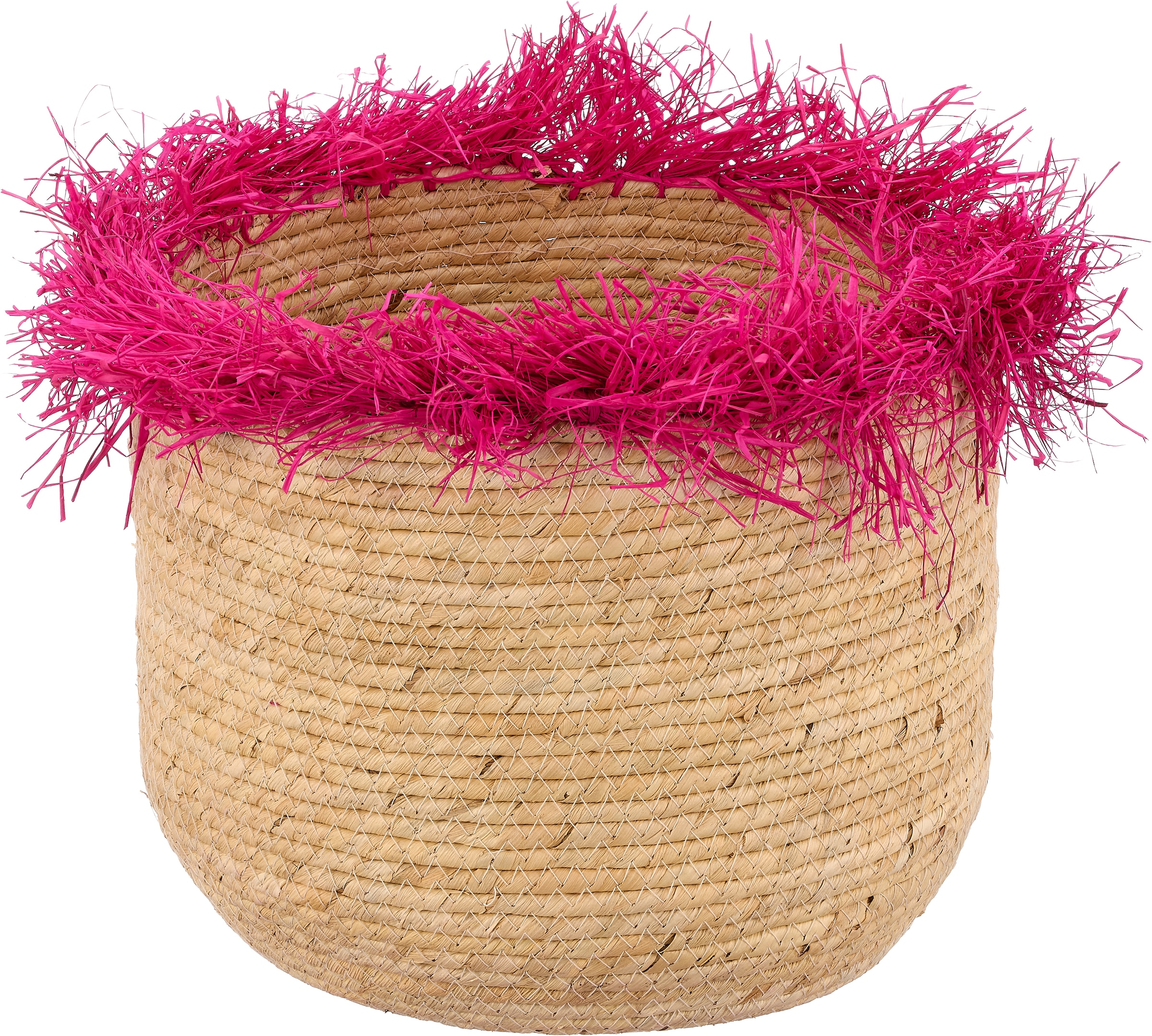 Creativ home Panier décoratif »Korb« avec accent de couleur
