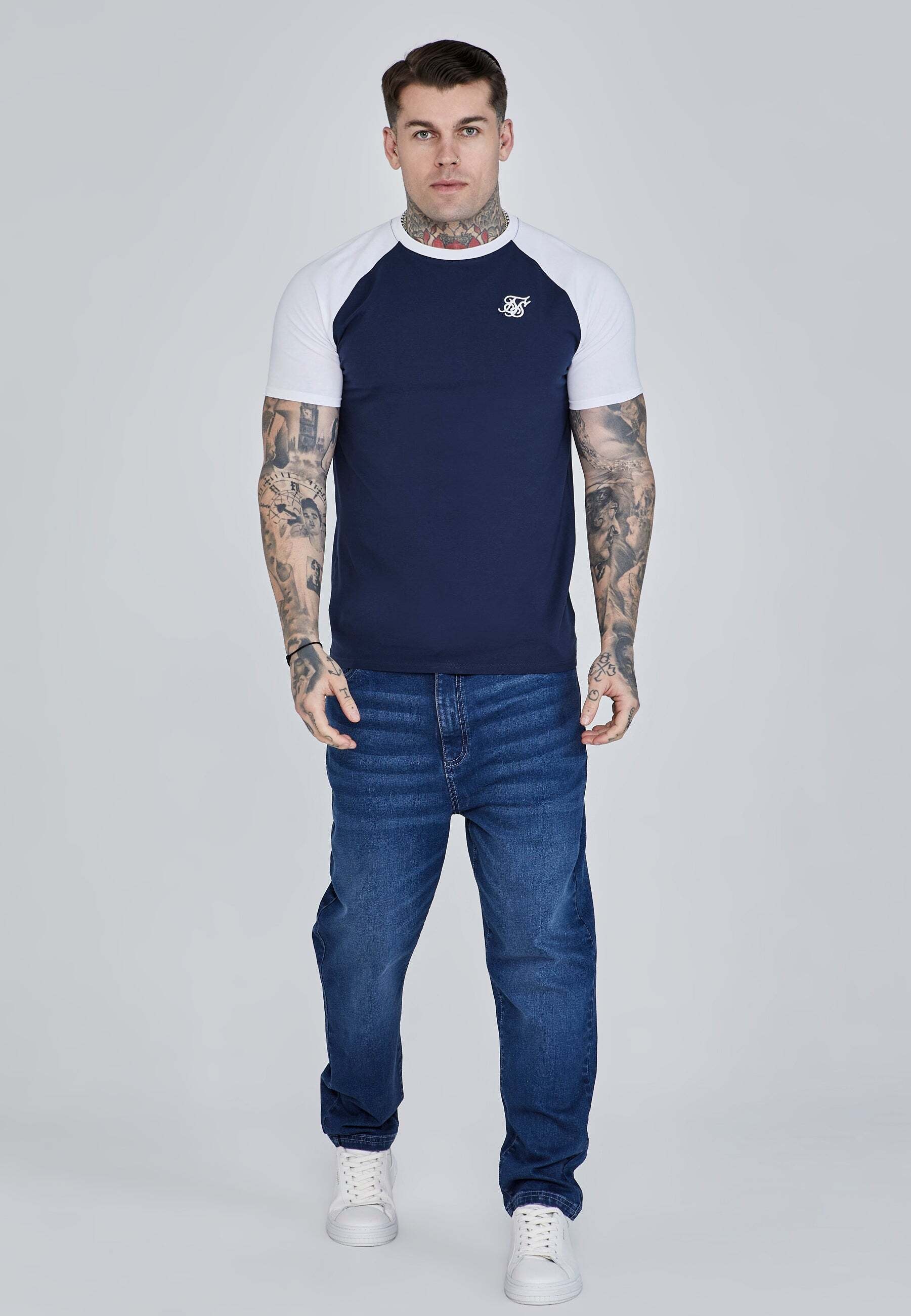 Siksilk T-Shirt »Siksilk T-Shirt Raglan T-Shirt«
