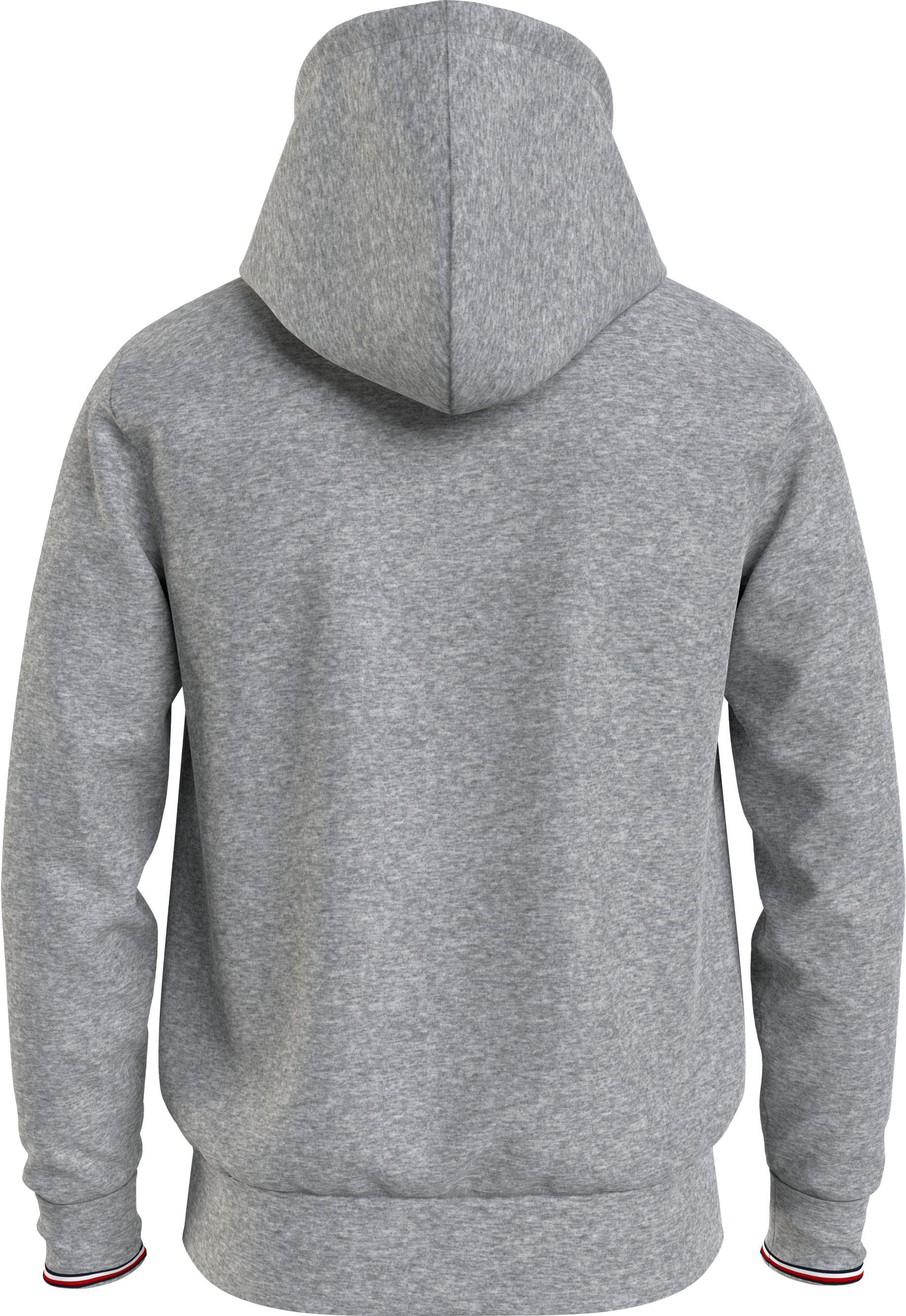 Tommy Hilfiger Hoodie »TOMMY LOGO TIPPED HOODY«, Tommy-Tape innen am Ausschnitt, Flag-Stickerei am Ärmel