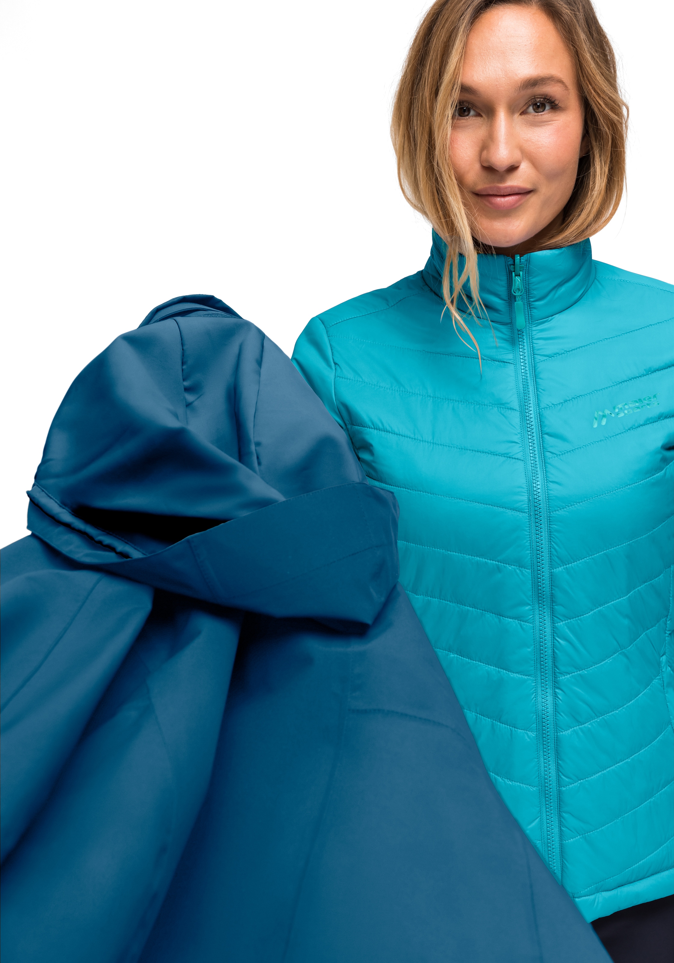 Entdecke Maier Sports 3-in-1-Funktionsjacke »Ribut W«, Damen, auf Wander-Jacke und atmungsaktiv wasserdicht für