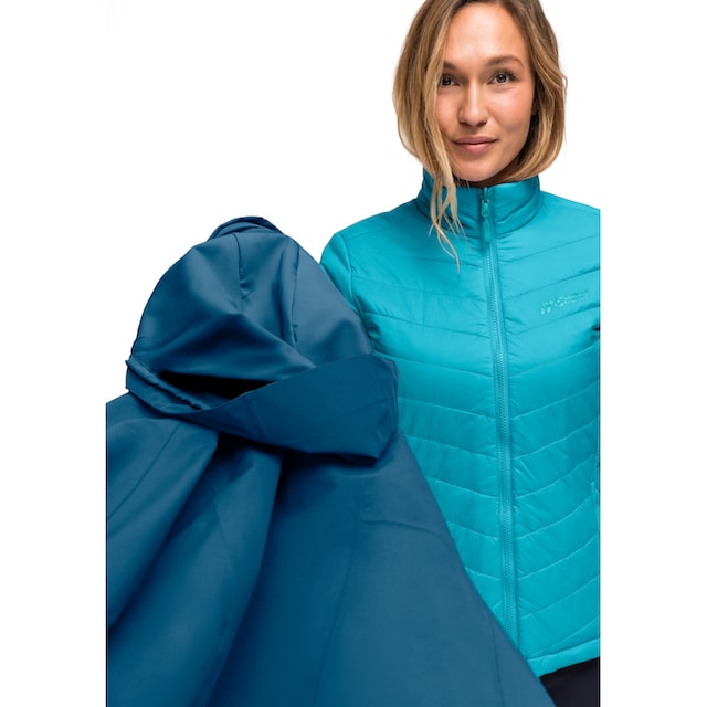 Entdecke Maier Sports 3-in-1-Funktionsjacke »Ribut W«, Wander-Jacke für  Damen, wasserdicht und atmungsaktiv auf
