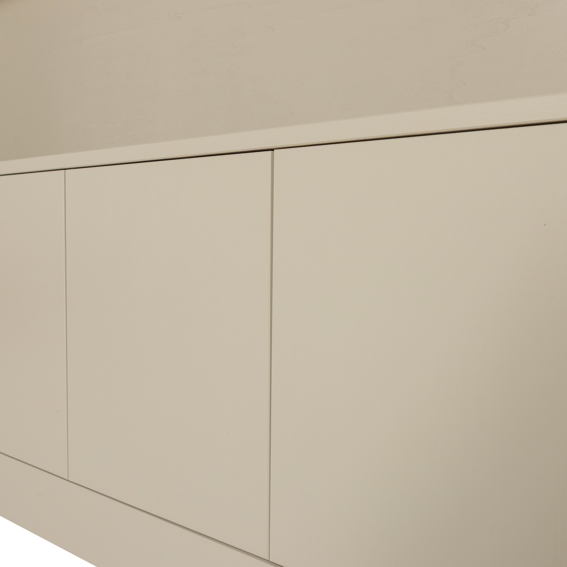 WOOOD Meuble mural »Wallcover FSC® Mix Kiefernholz mit Druckmechanismus 210x 31x 229 cm«