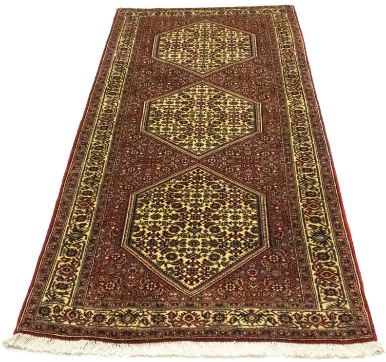 Image of morgenland Hochflor-Läufer »Bidjar Geometrisch Rosso 200 x 89 cm«, rechteckig, 1,5 mm Höhe, Unikat mit Zertifikat bei Ackermann Versand Schweiz