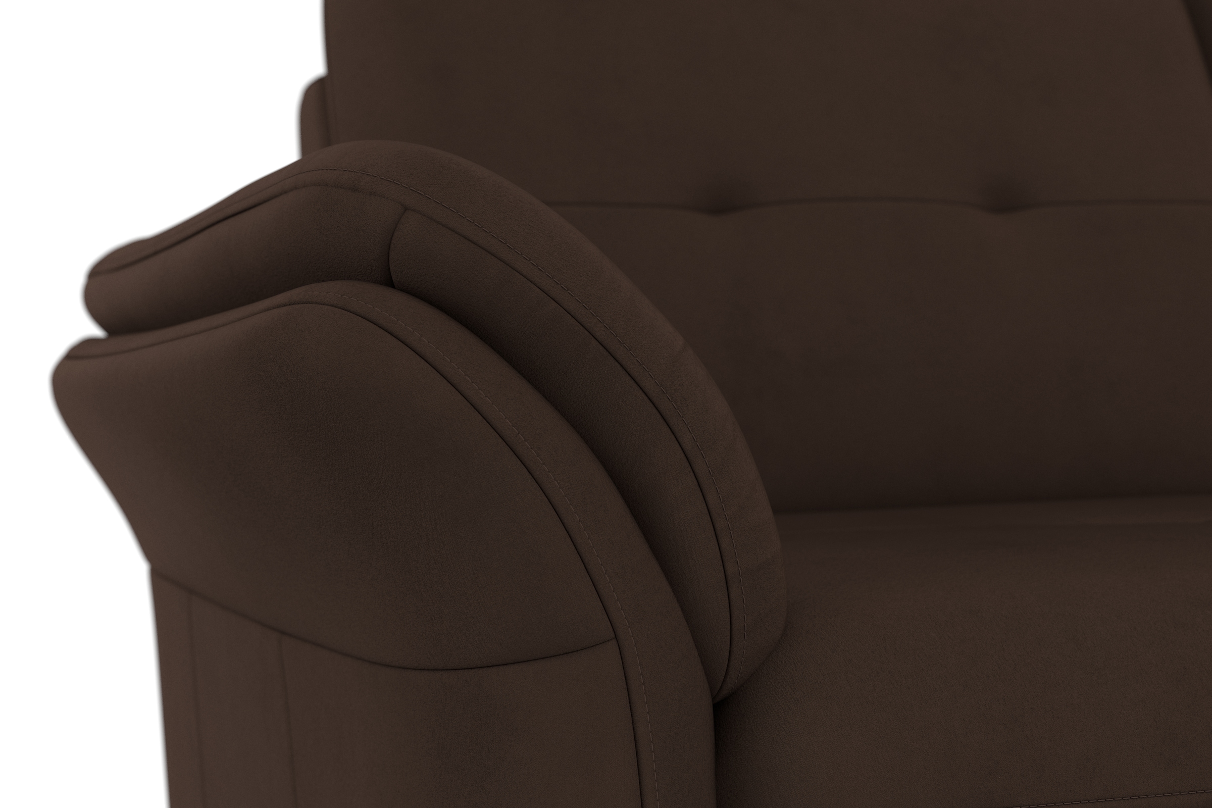 sit&more 3-Sitzer »Göteborg«, inklusive Sitztiefenverstellung und Federkern