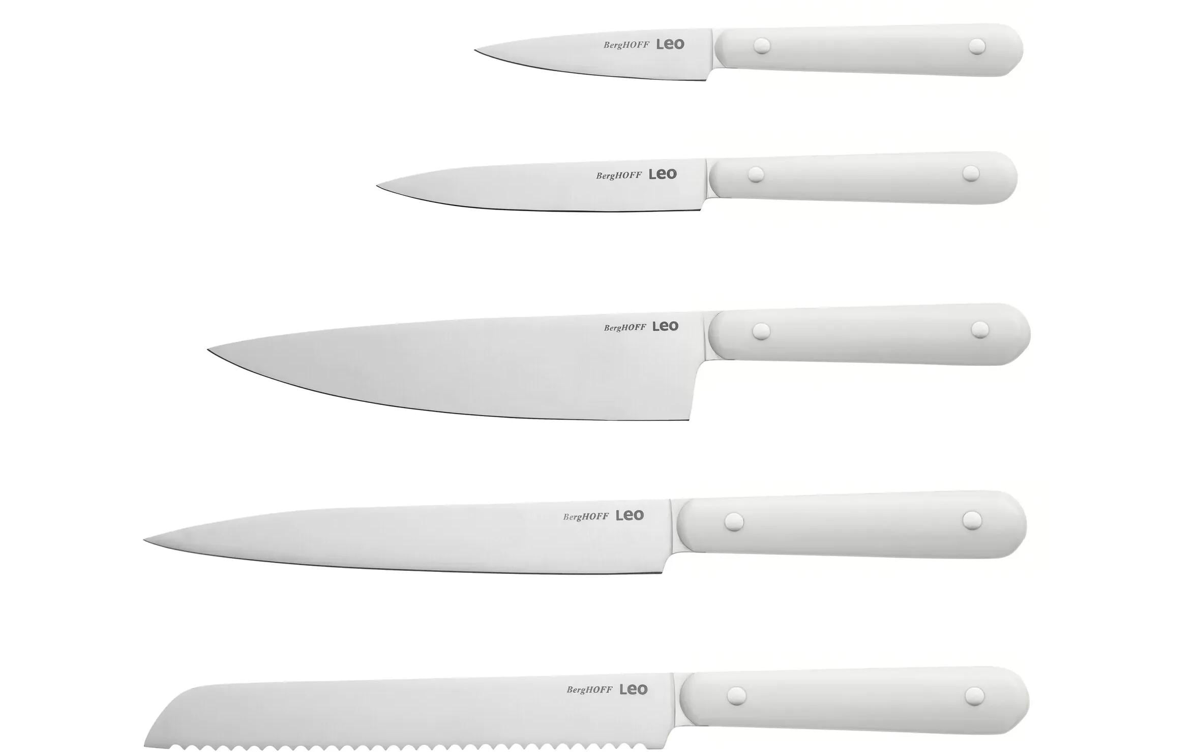 Set de couteaux BergHOFF Argent acier inoxydable 20 cm - Couleur: anthracite