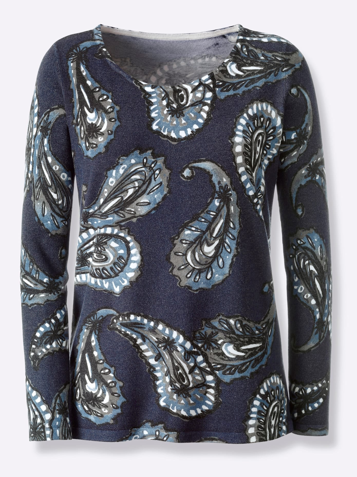 creation L Strickpullover »Druck-Pullover«