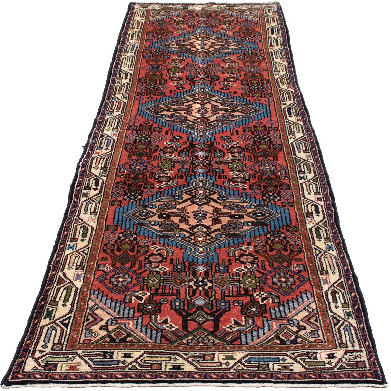 Image of morgenland Hochflor-Läufer »Hosseinabad Stark Gemustert 305 x 70 cm«, rechteckig, 1 mm Höhe, Handgeknüpft bei Ackermann Versand Schweiz