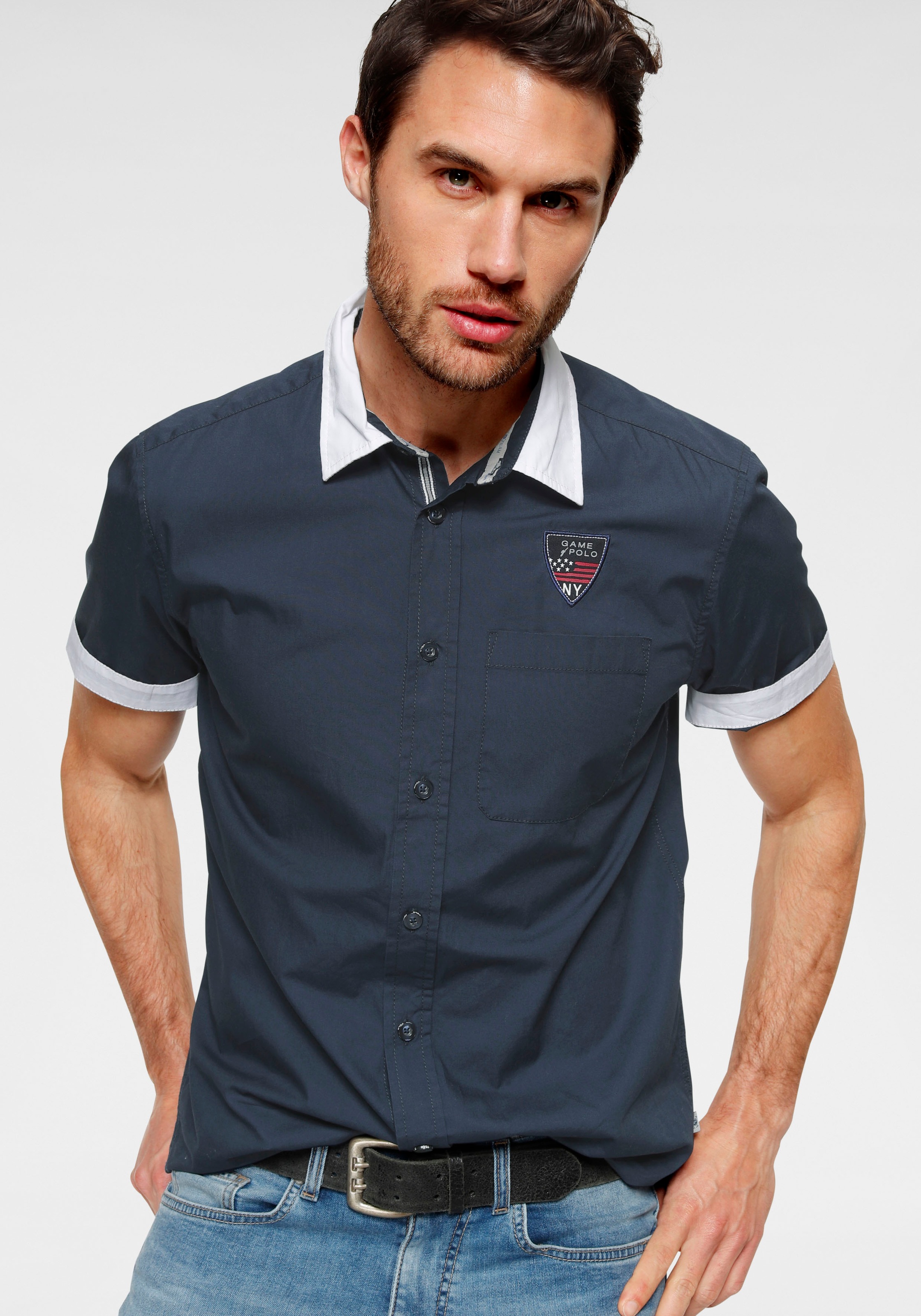 Image of TOM TAILOR Polo Team Kurzarmhemd, mit Brusttasche bei Ackermann Versand Schweiz