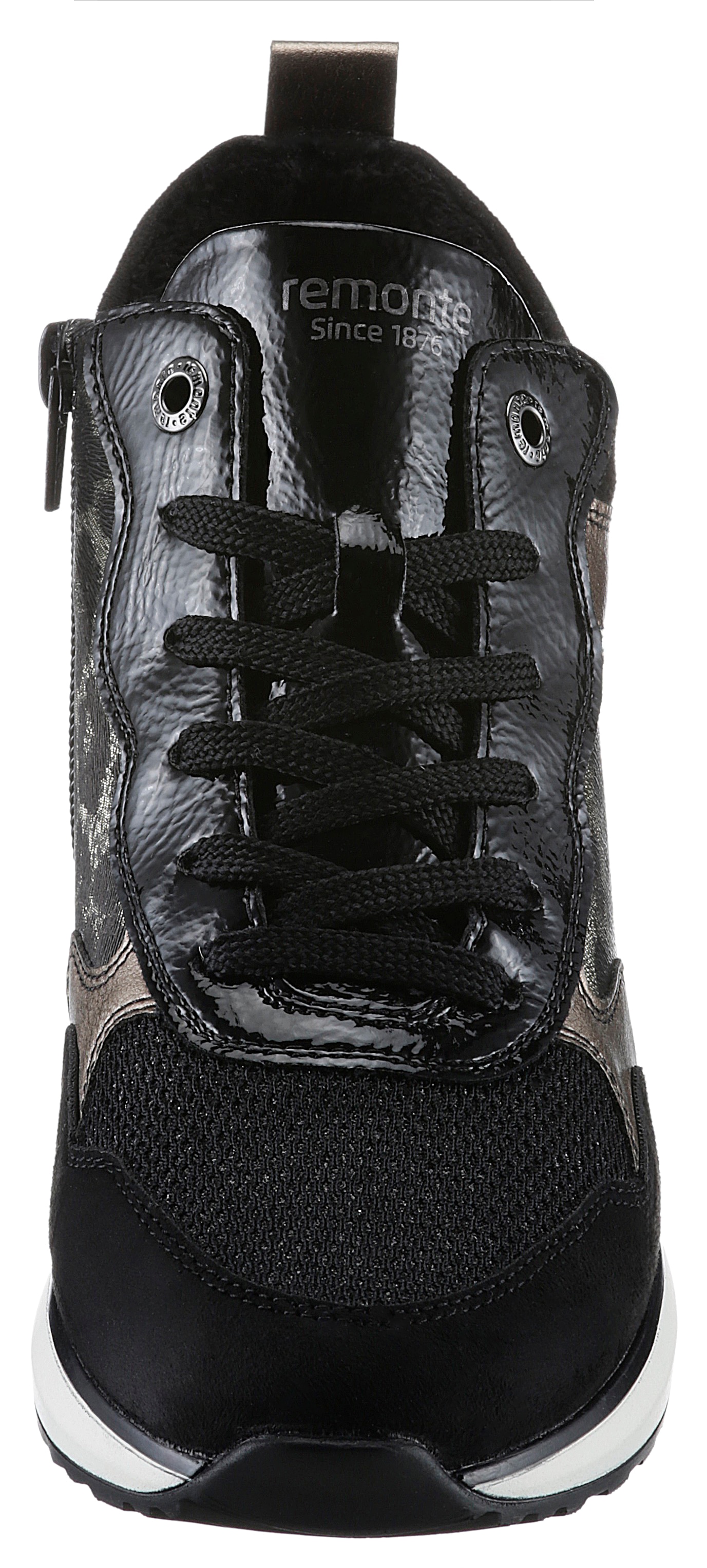 Remonte Keilsneaker, Freizeitschuh, High-Top-Sneaker, Schnürer, Innenreissverschluss