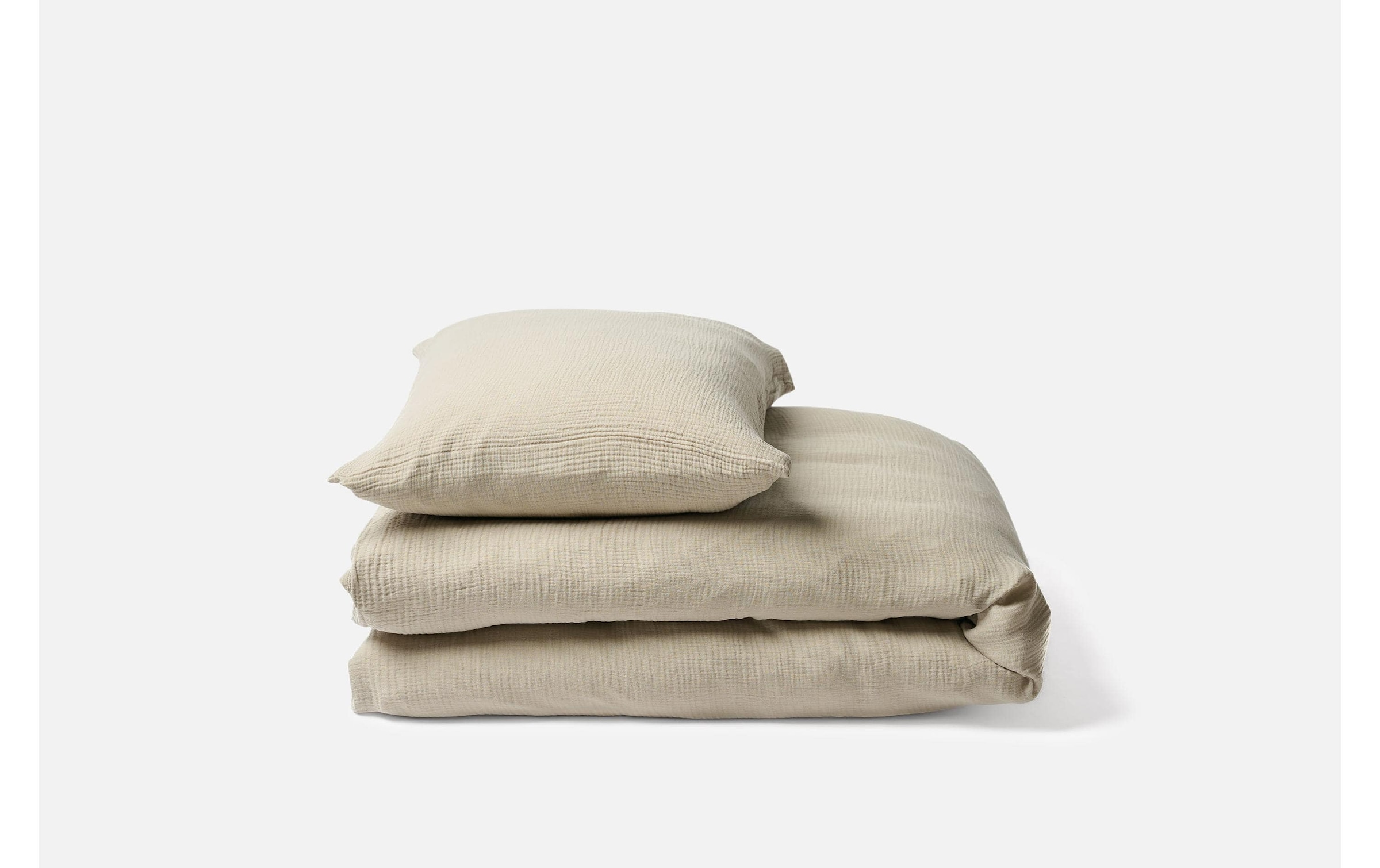 Journey Living Housse de coussin »IBIZA« Kissenbezug aus 100% Musselin